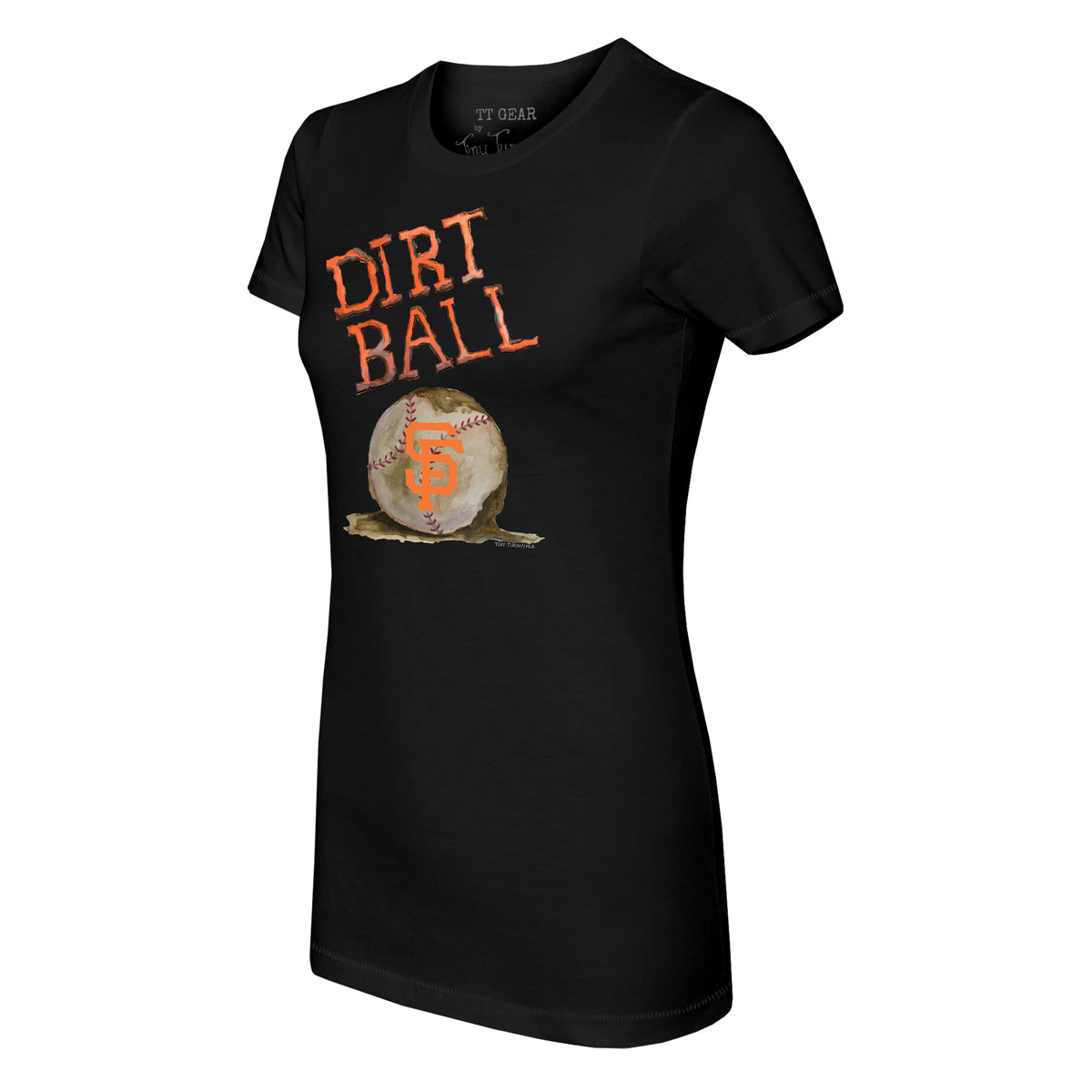 SF Giants Skull Bat Ball T-Shirt