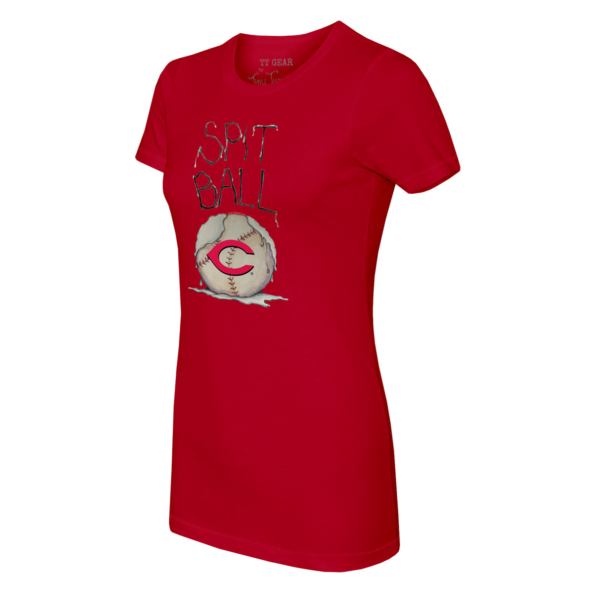 Cincinnati Reds Stitched Baseball Tee Shirt Women's Large / White