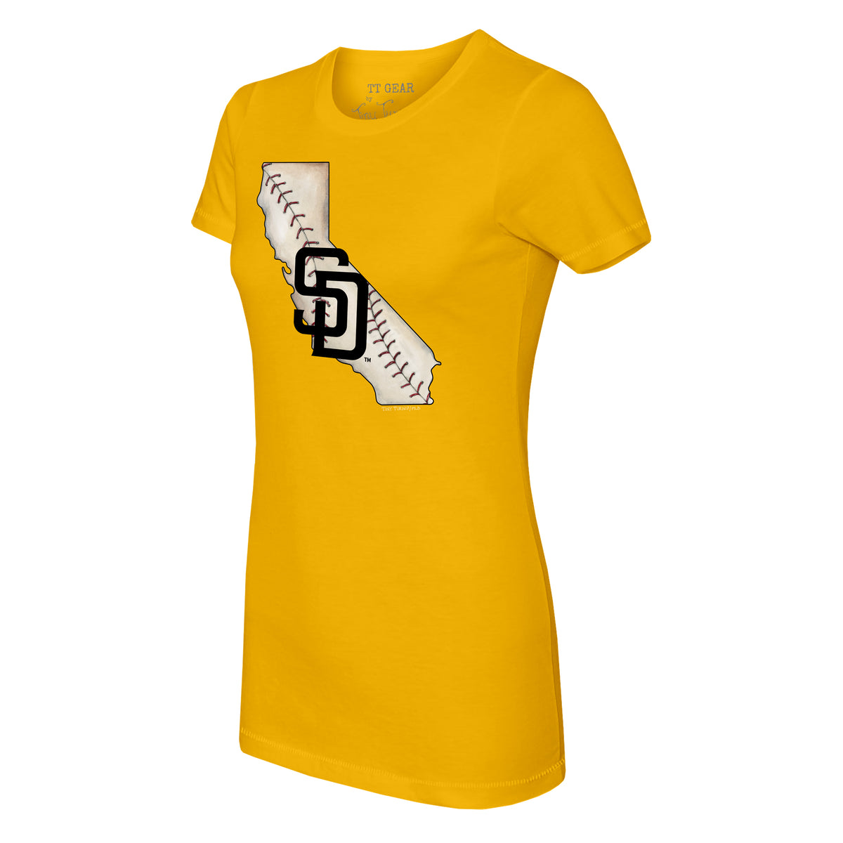 Youth Yellow San Diego Padres Repeat Logo T-Shirt Size: 2XL