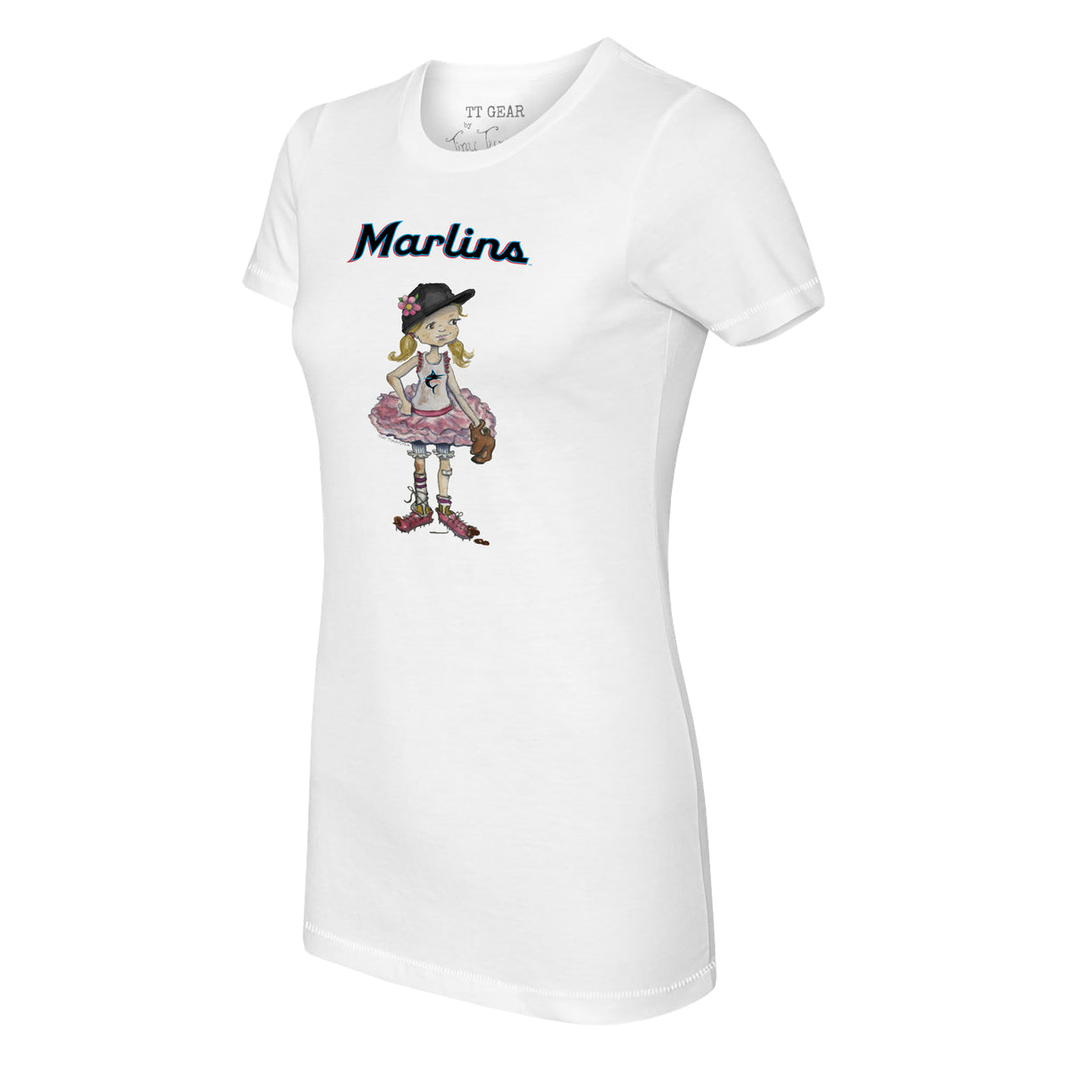 Unique Miami Marlins Tiny Heart Shape T-shirt - Jomagift