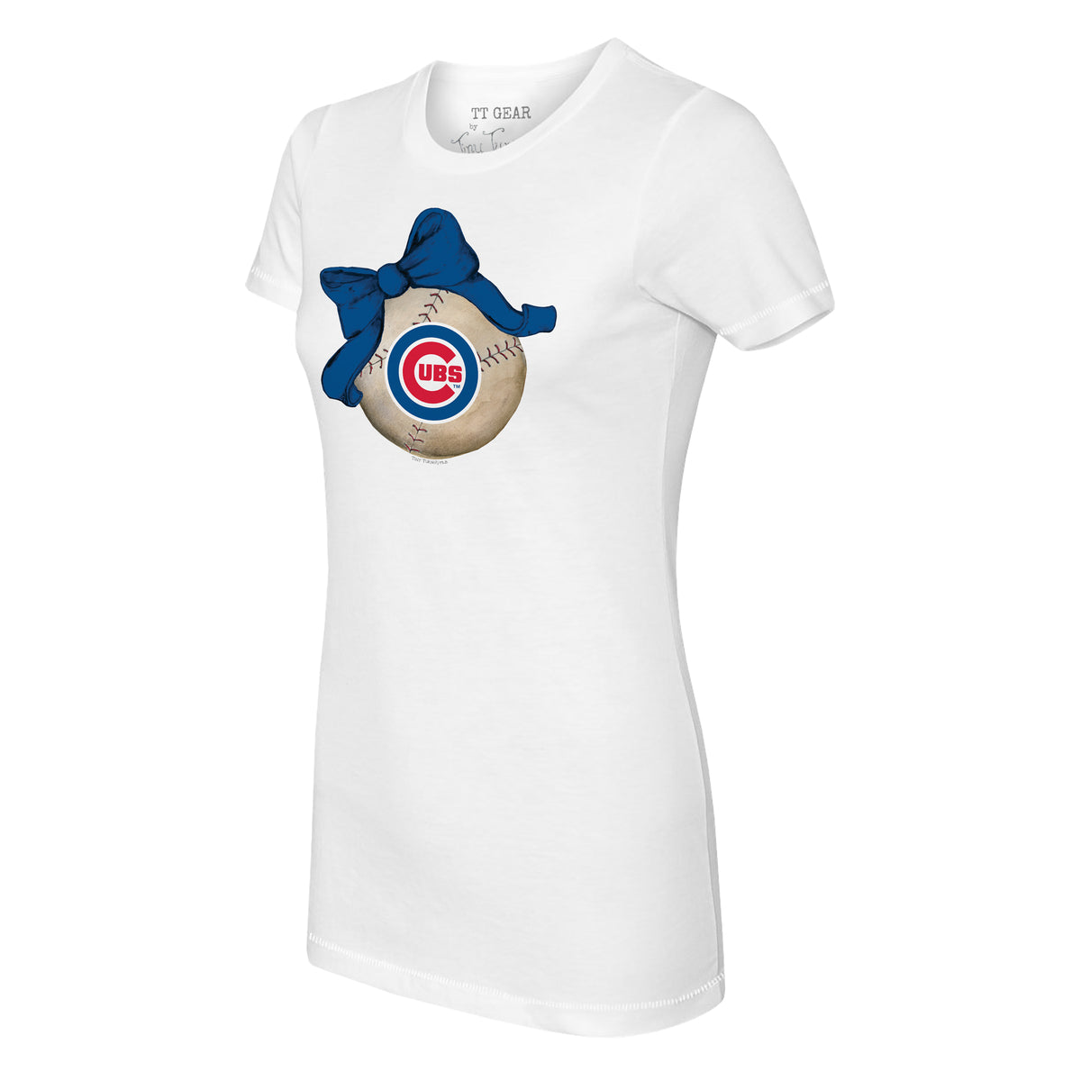 Chicago Cubs Kate The Catcher Tee Shirt Youth XL (12-14) / White