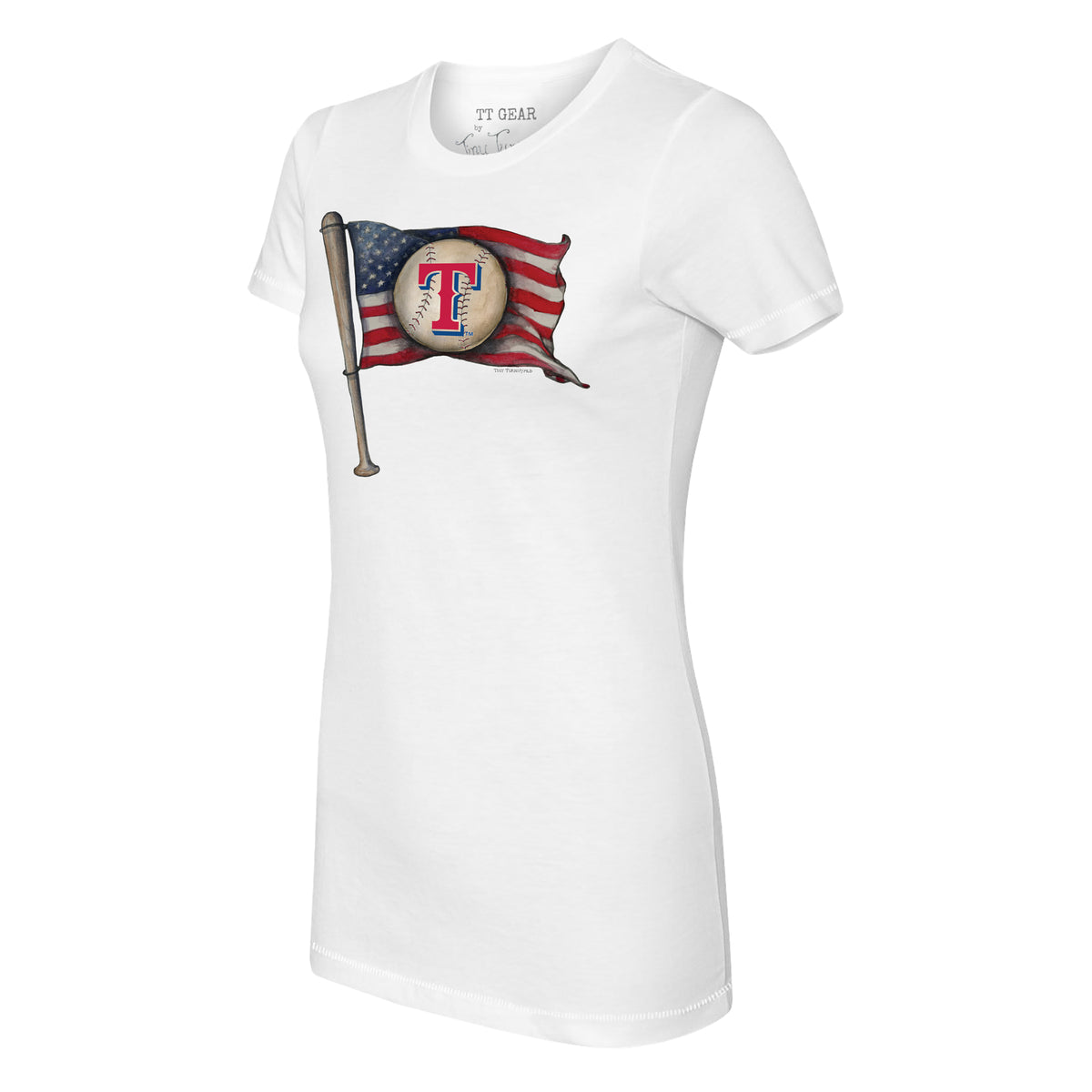 Texas Rangers Baseball Pow Tee Shirt