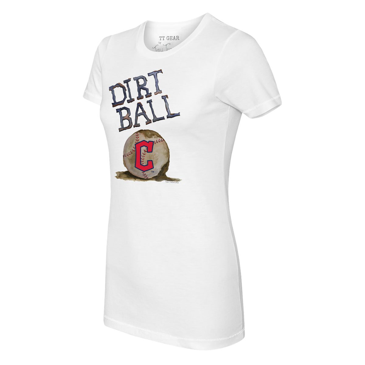 Cleveland Guardians Kate The Catcher Tee Shirt Women's XS / White