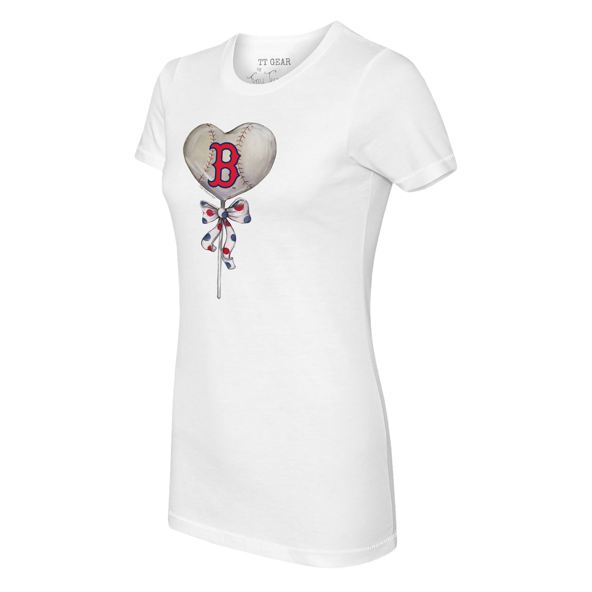 Boston Red Sox Babes Tee Shirt 6M / White