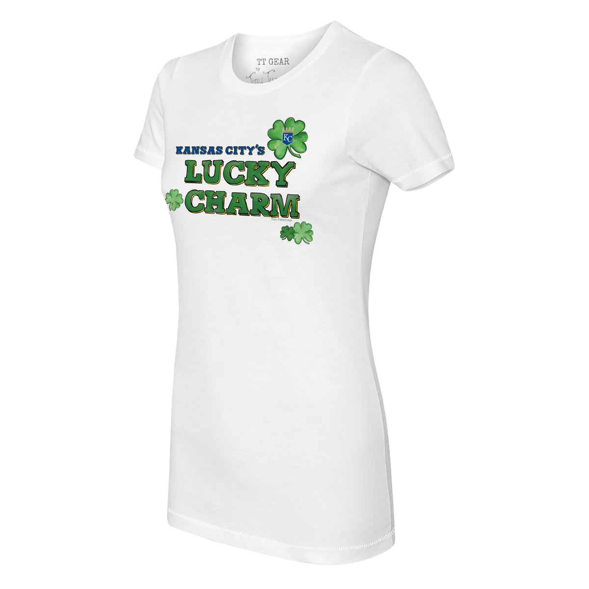Kansas City Royals Lucky Charm Tee Shirt Women's XL / White