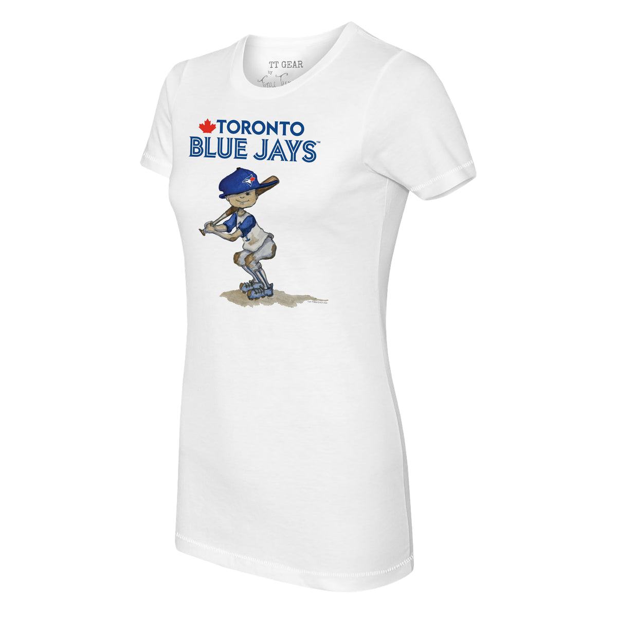 Toronto Blue Jays Triple Scoop Tee Shirt Women's XL / White