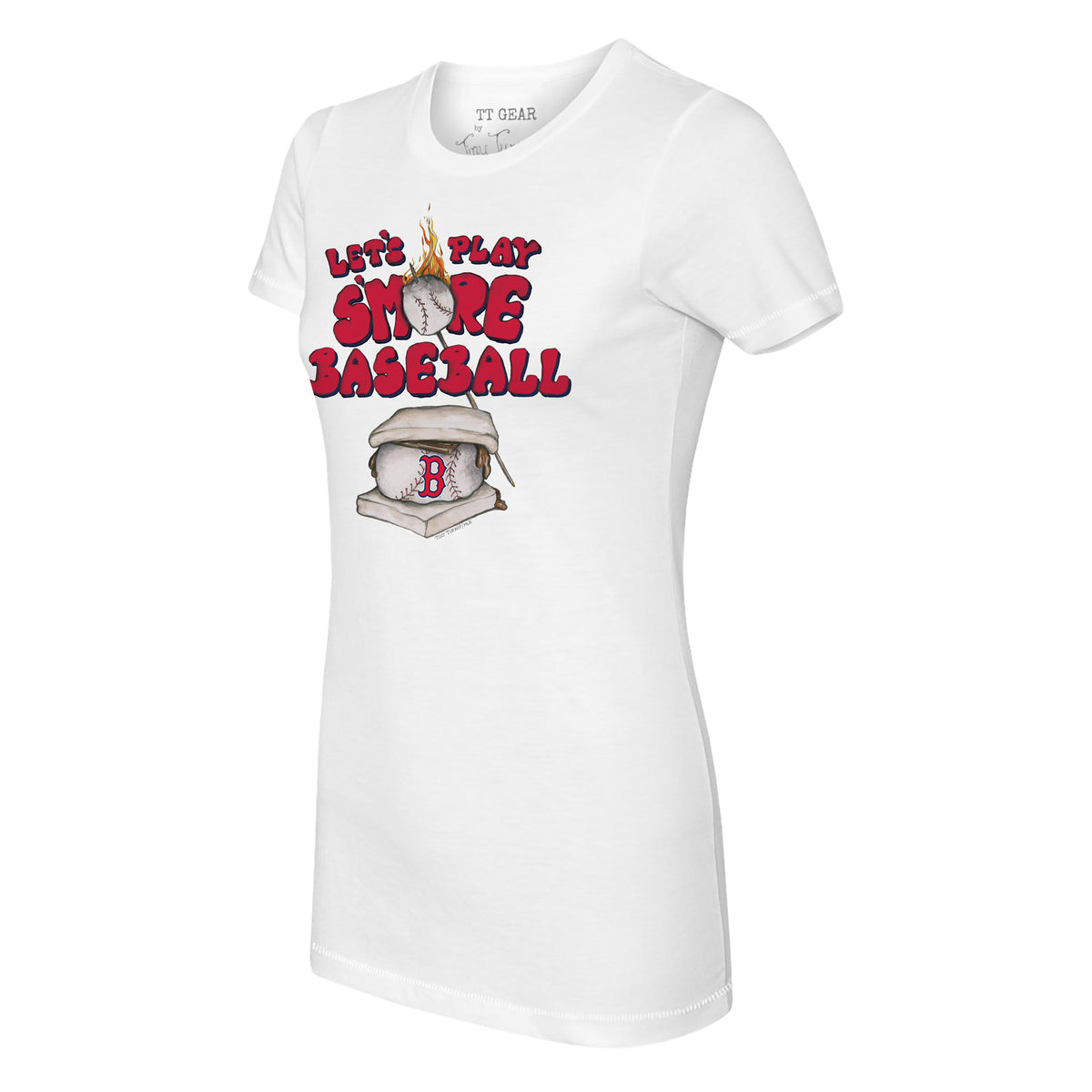 Boston Red Sox Babes Tee Shirt 6M / White