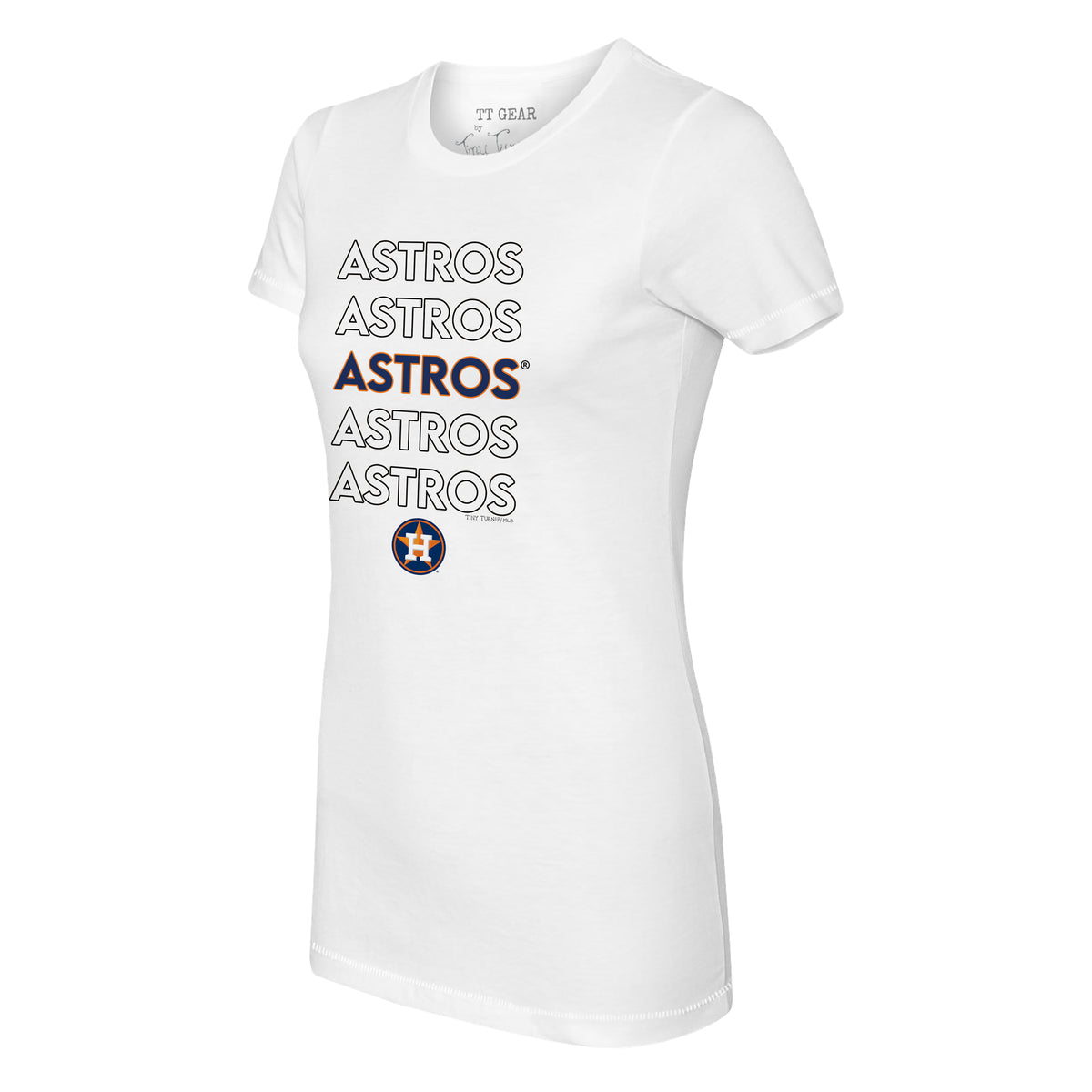 Youth Tiny Turnip White Houston Astros Team Slugger T-Shirt Size: Small