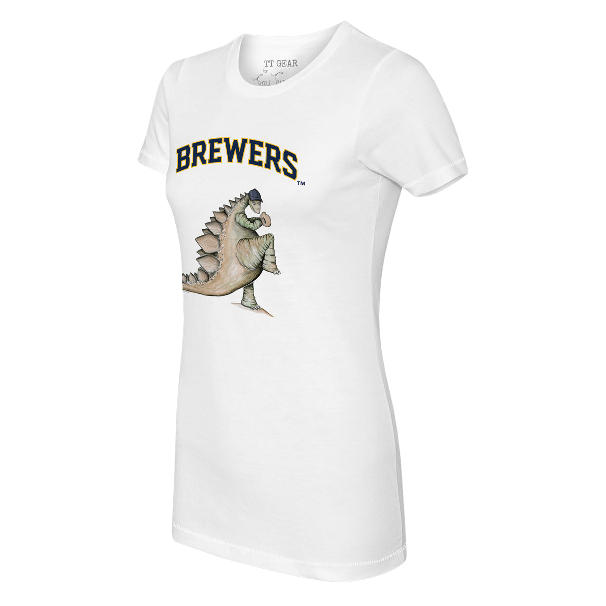 Milwaukee Brewers Tiny Turnip Women's 2023 Spring Training T-Shirt - White