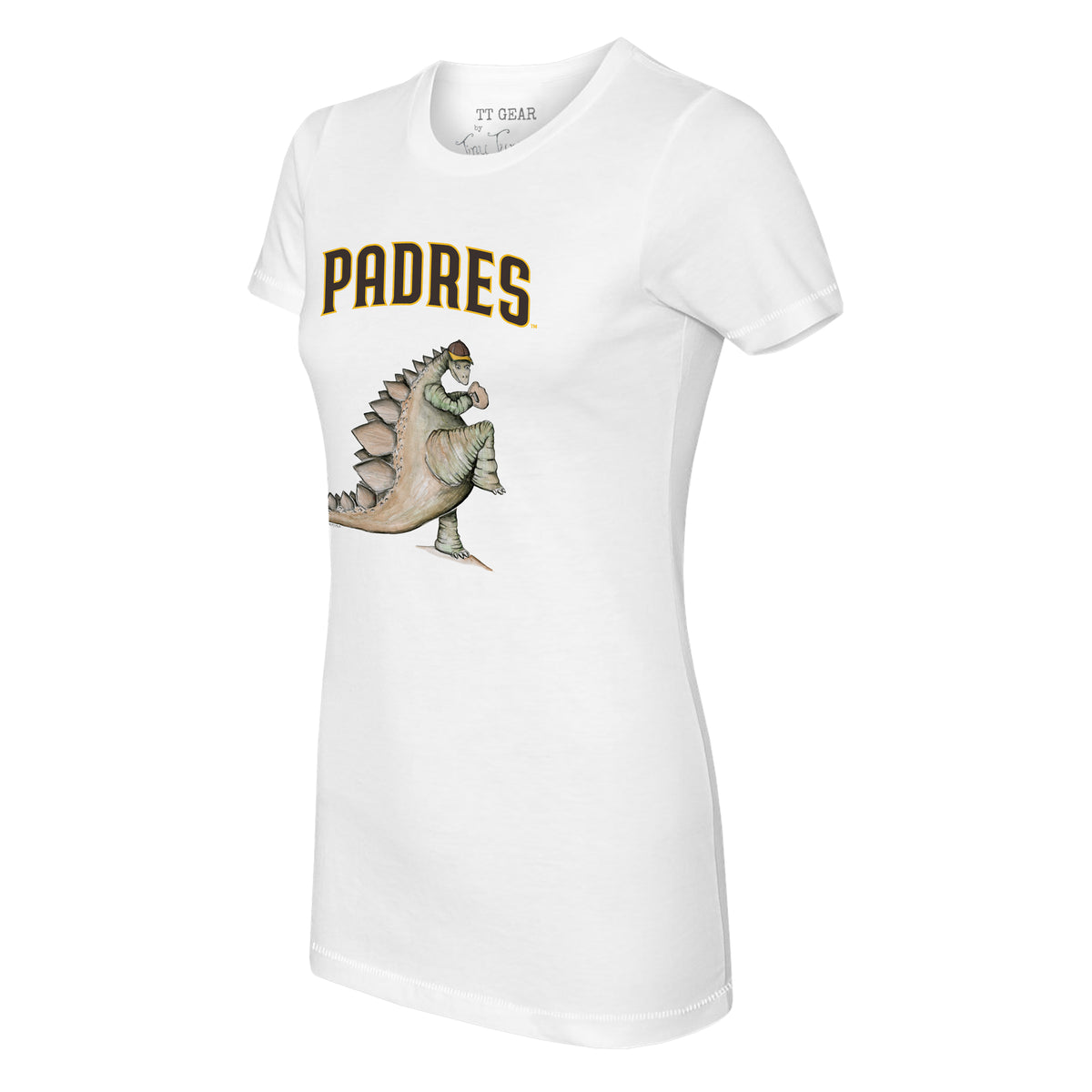 San Diego Padres Kate The Catcher Tee Shirt Women's Large / White