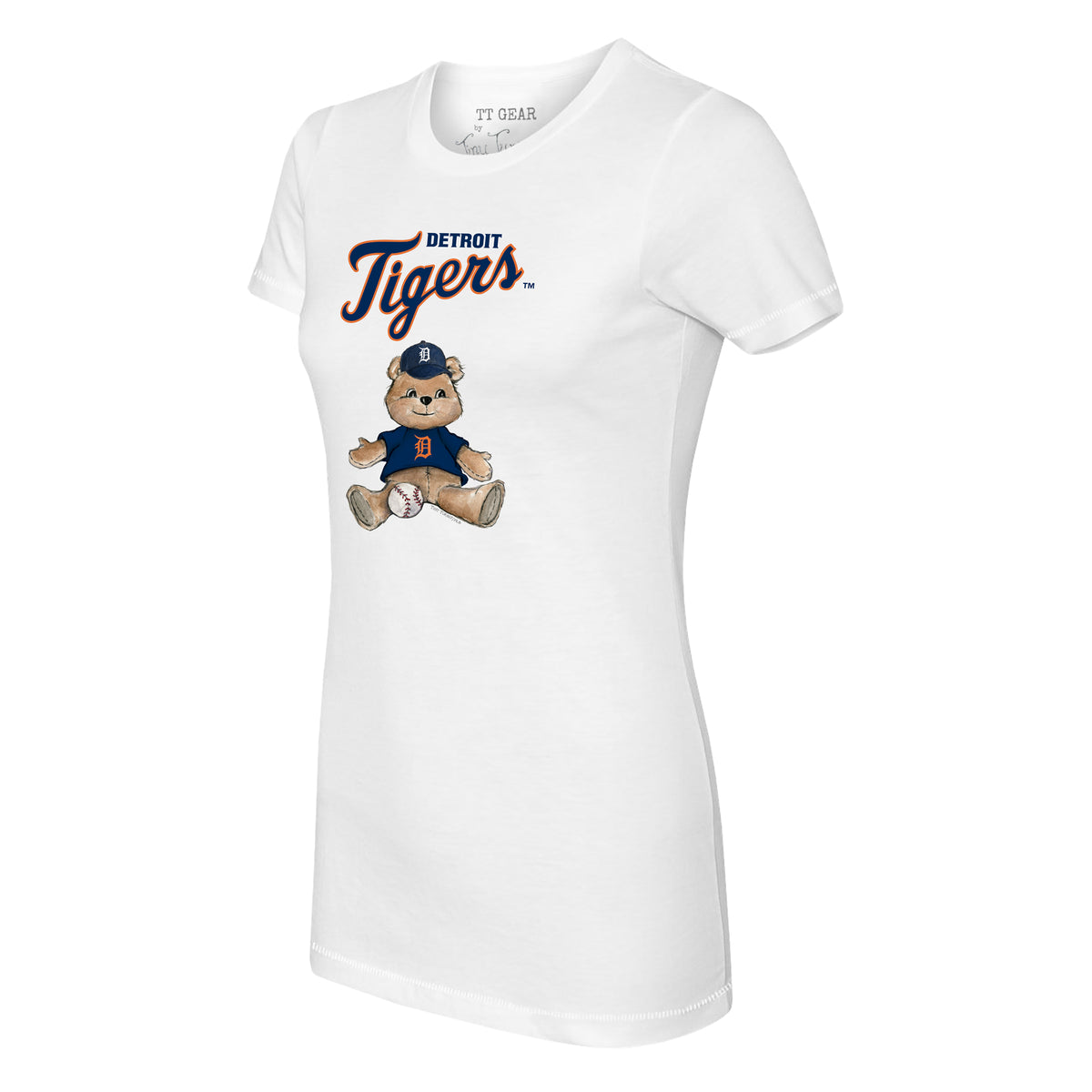 Detroit Tigers Navy Dog T-Shirt Tee - Large