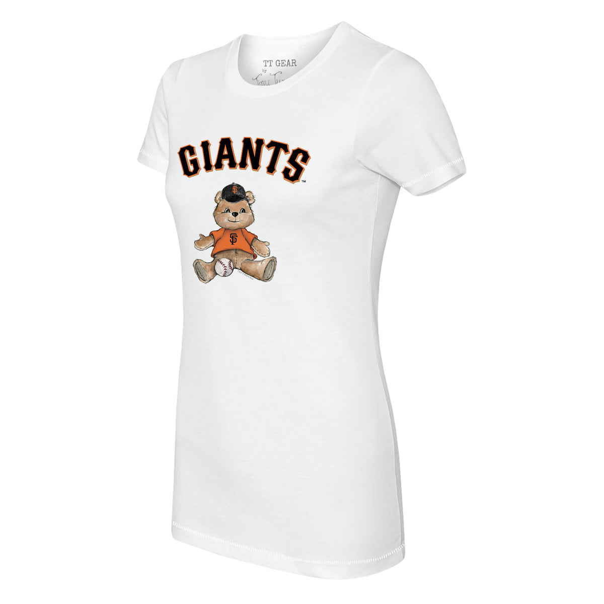 Women's Tiny Turnip White San Francisco Giants Hot Bats T-Shirt Size: Extra Small