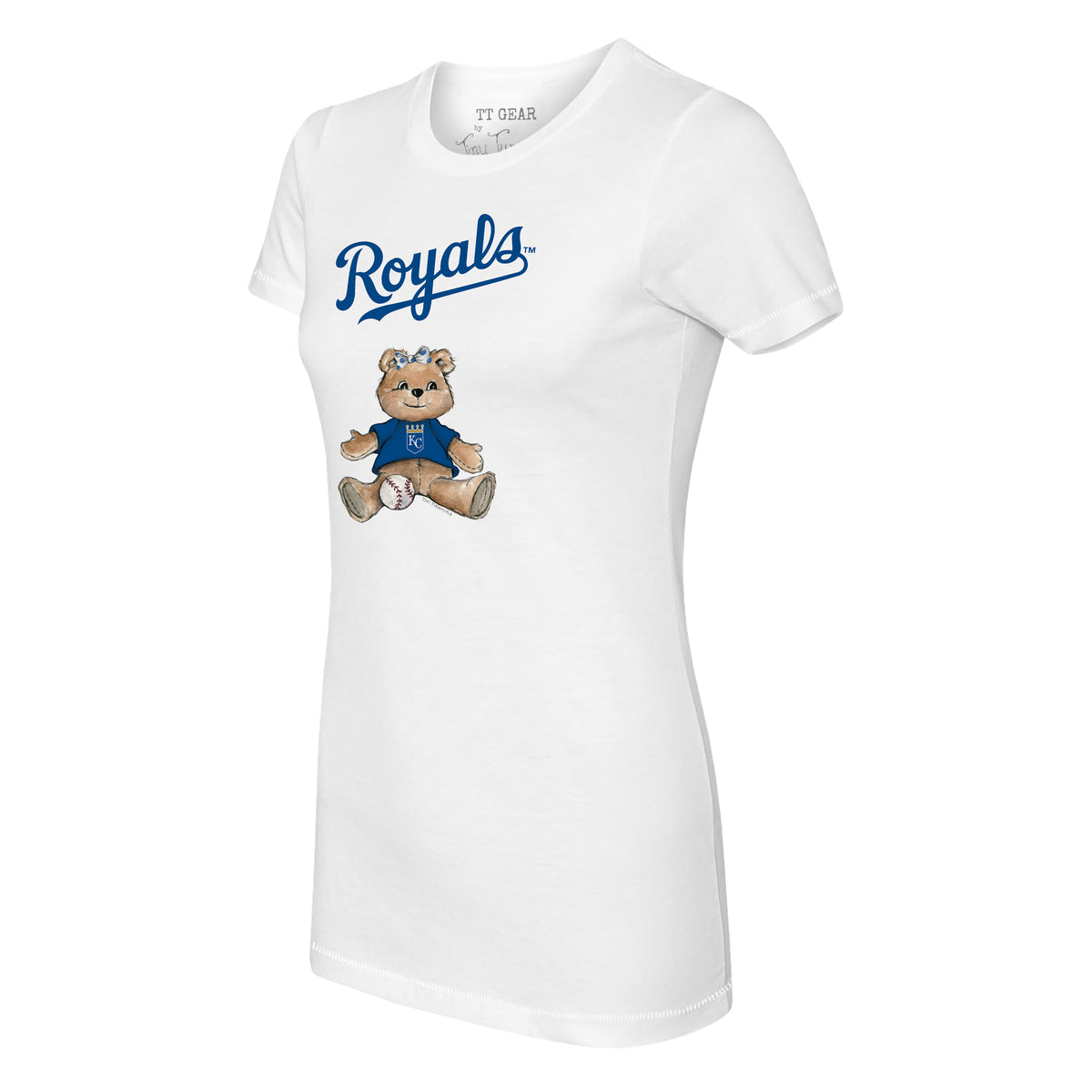 Women's Tiny Turnip White Los Angeles Dodgers Stitched Baseball T-Shirt Size: Extra Large