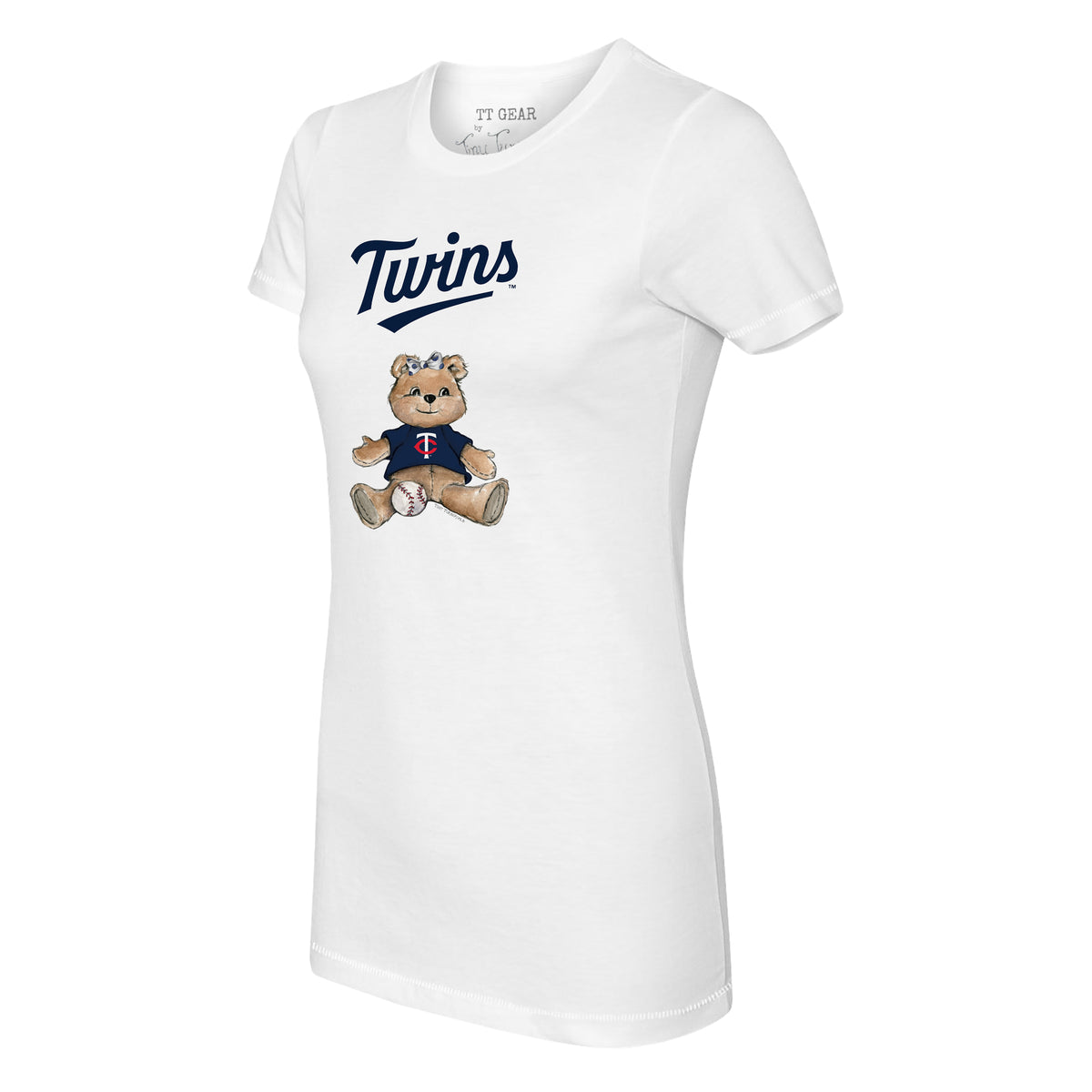 Tiny Turnip Minnesota Twins Babes Tee Shirt Women's Large / White