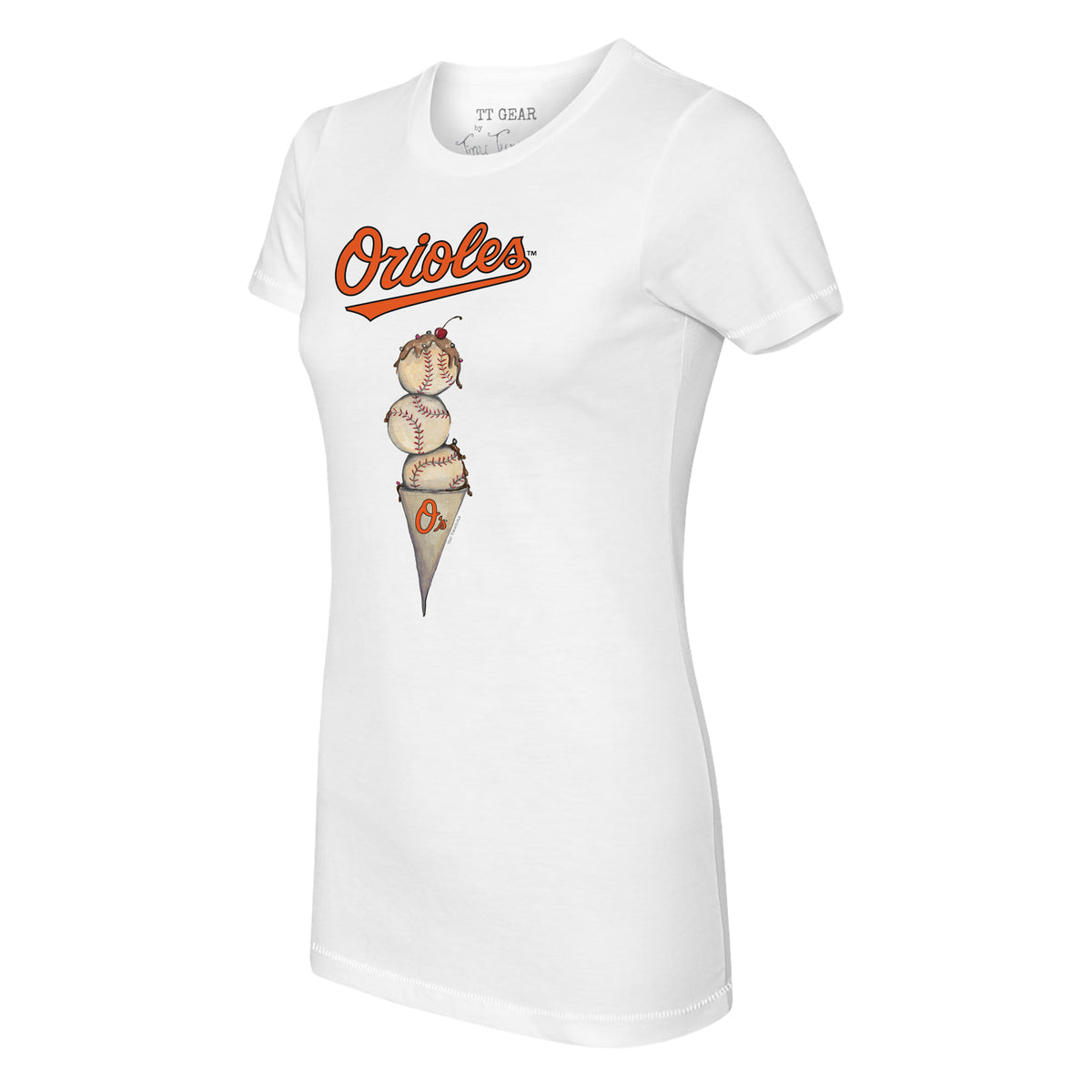 Baltimore Orioles Slugger Tee Shirt 18M / White