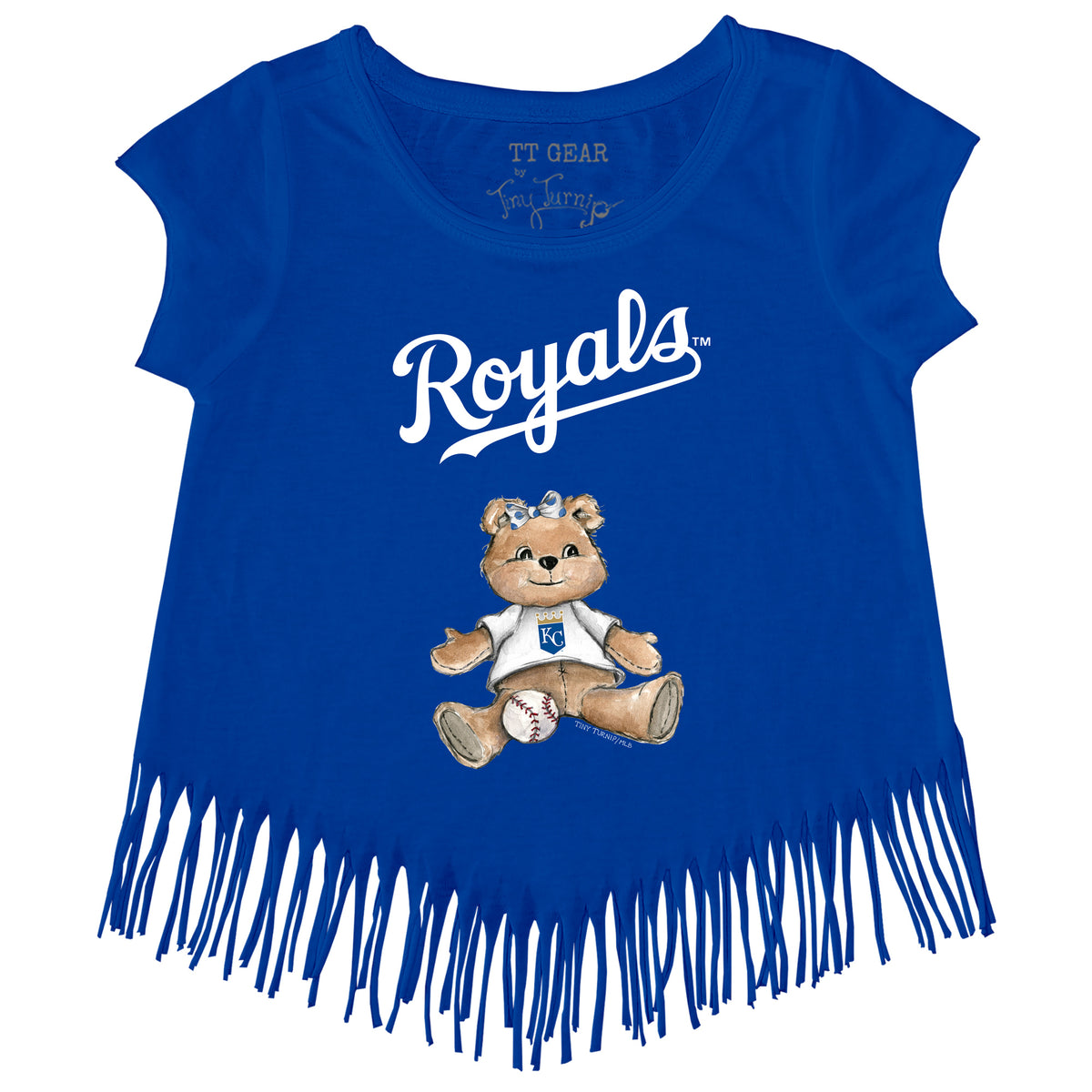 Youth Tiny Turnip White Kansas City Royals Lucky Charm T-Shirt Size: Small