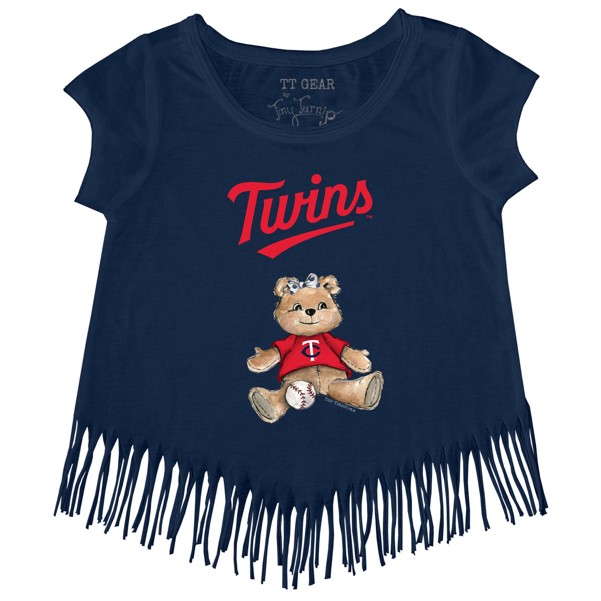 Build-A-Bear Minnesota Twins Baseball T-Shirt in Navy Blue