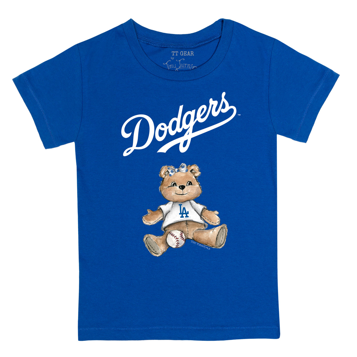 Los Angeles Dodgers Boy Teddy Tee Shirt 3T / Royal Blue