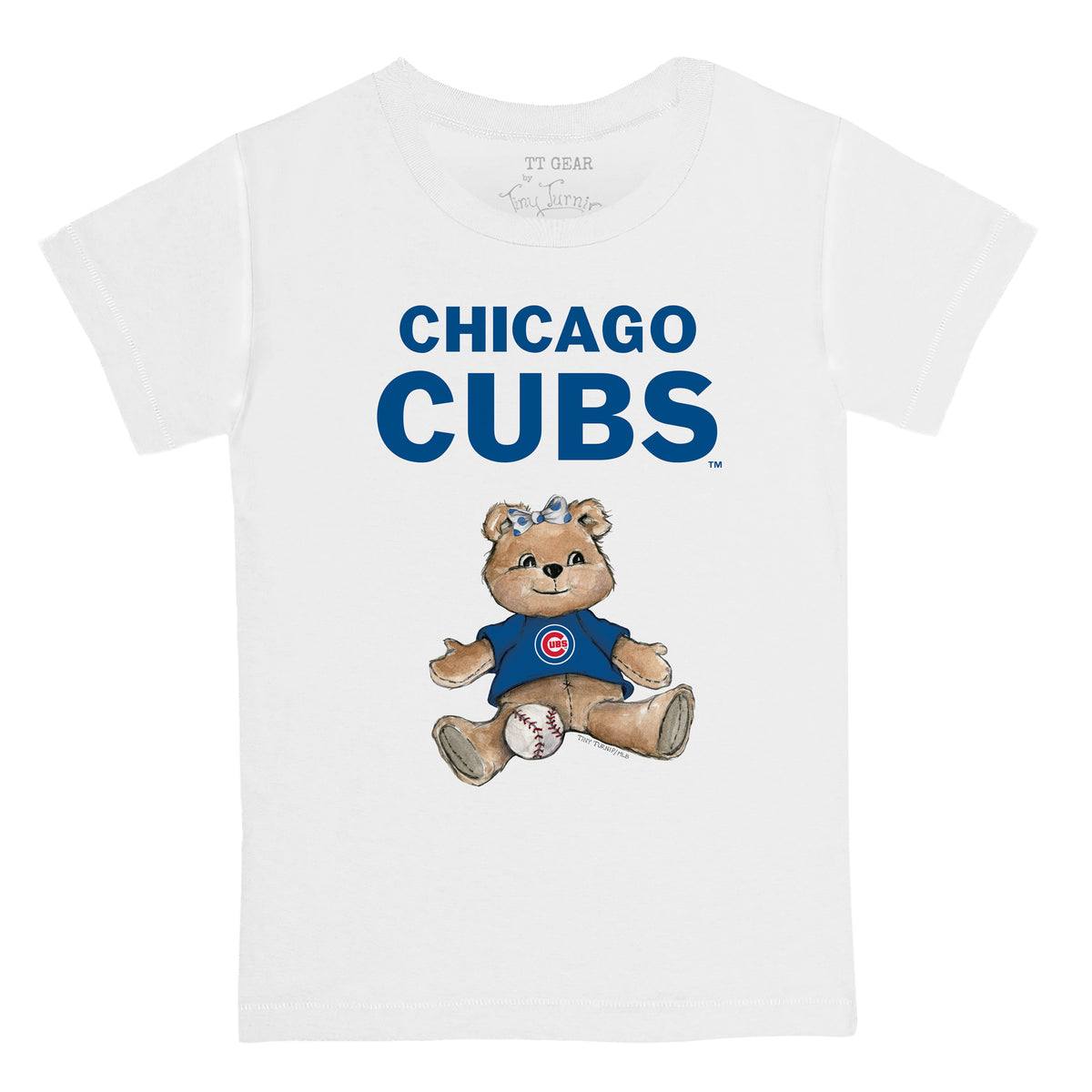 Lids Chicago Cubs Tiny Turnip Youth Lucky Charm 3/4-Sleeve Raglan