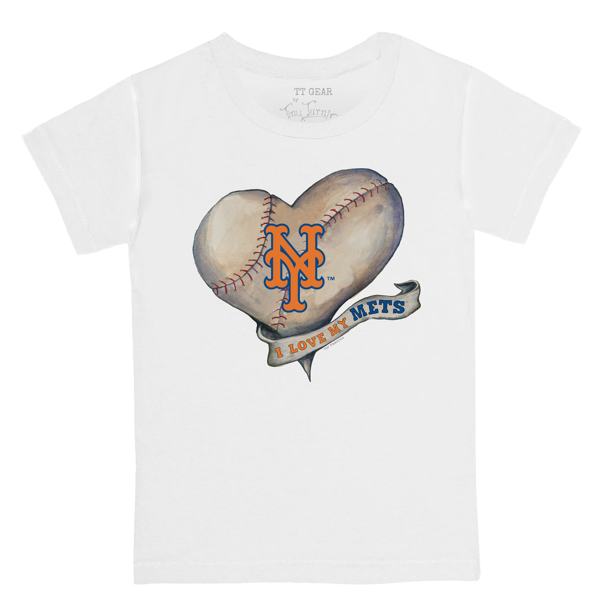 Lids New York Yankees Tiny Turnip Women's Heart Bat 3/4-Sleeve