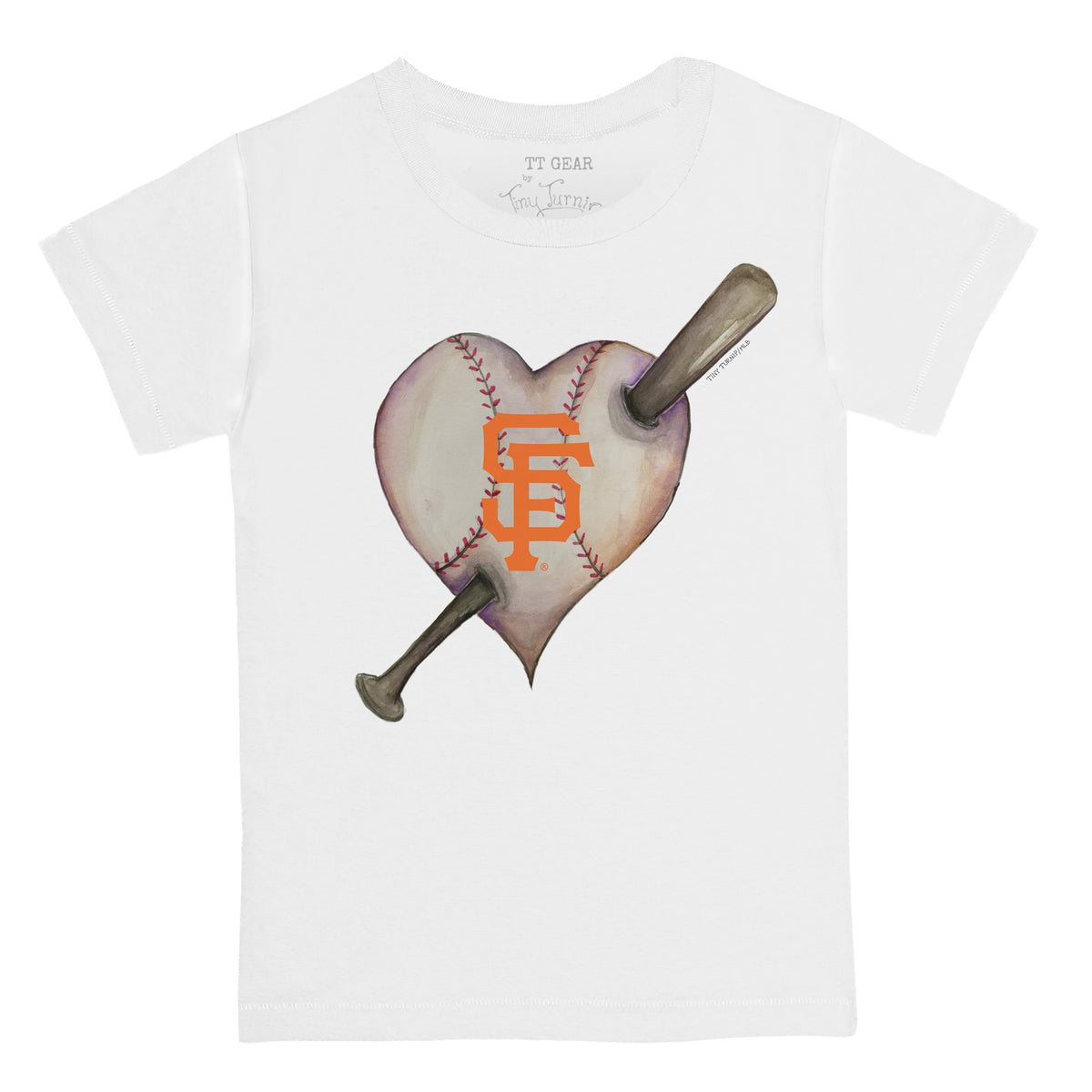 San Francisco Giants Tiny Turnip Youth Lucky Charm T-Shirt - White