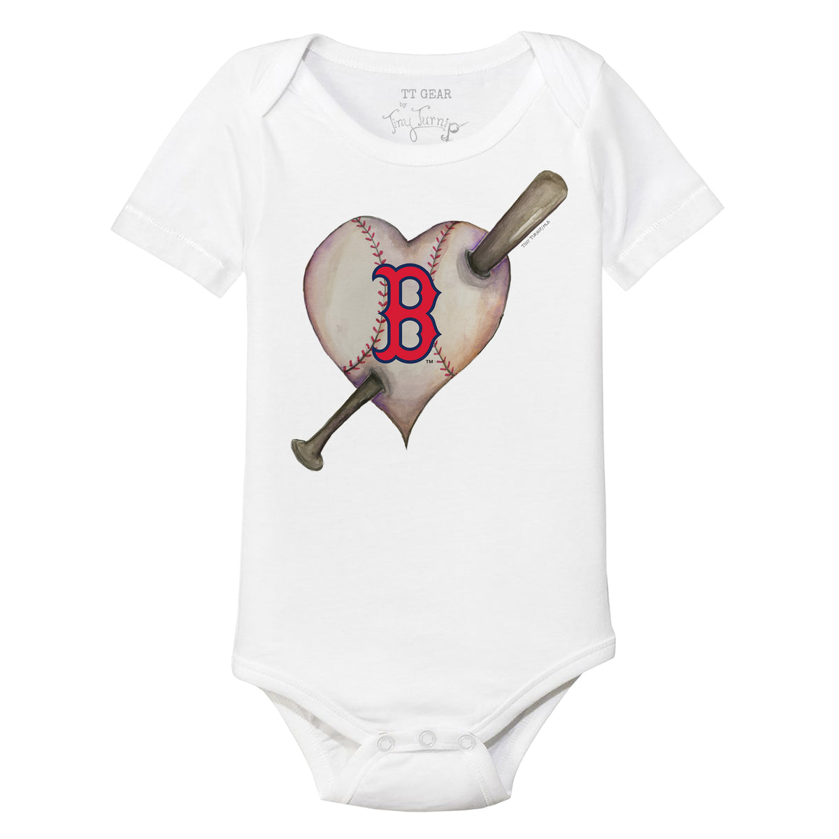 Boston Red Sox Stega Short Sleeve Snapper 24M / Red