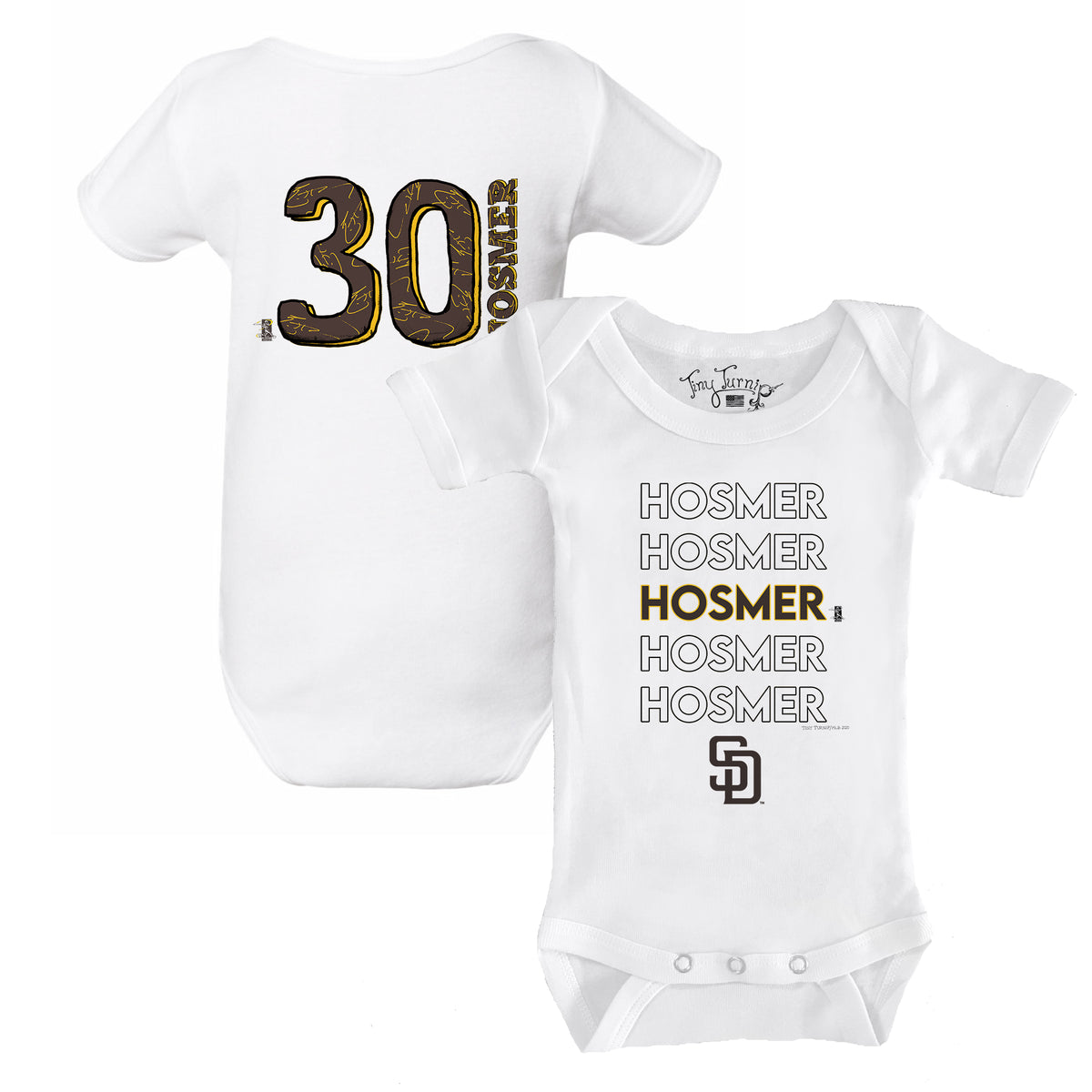 San Diego Padres Eric Hosmer Stacked Tee Shirt