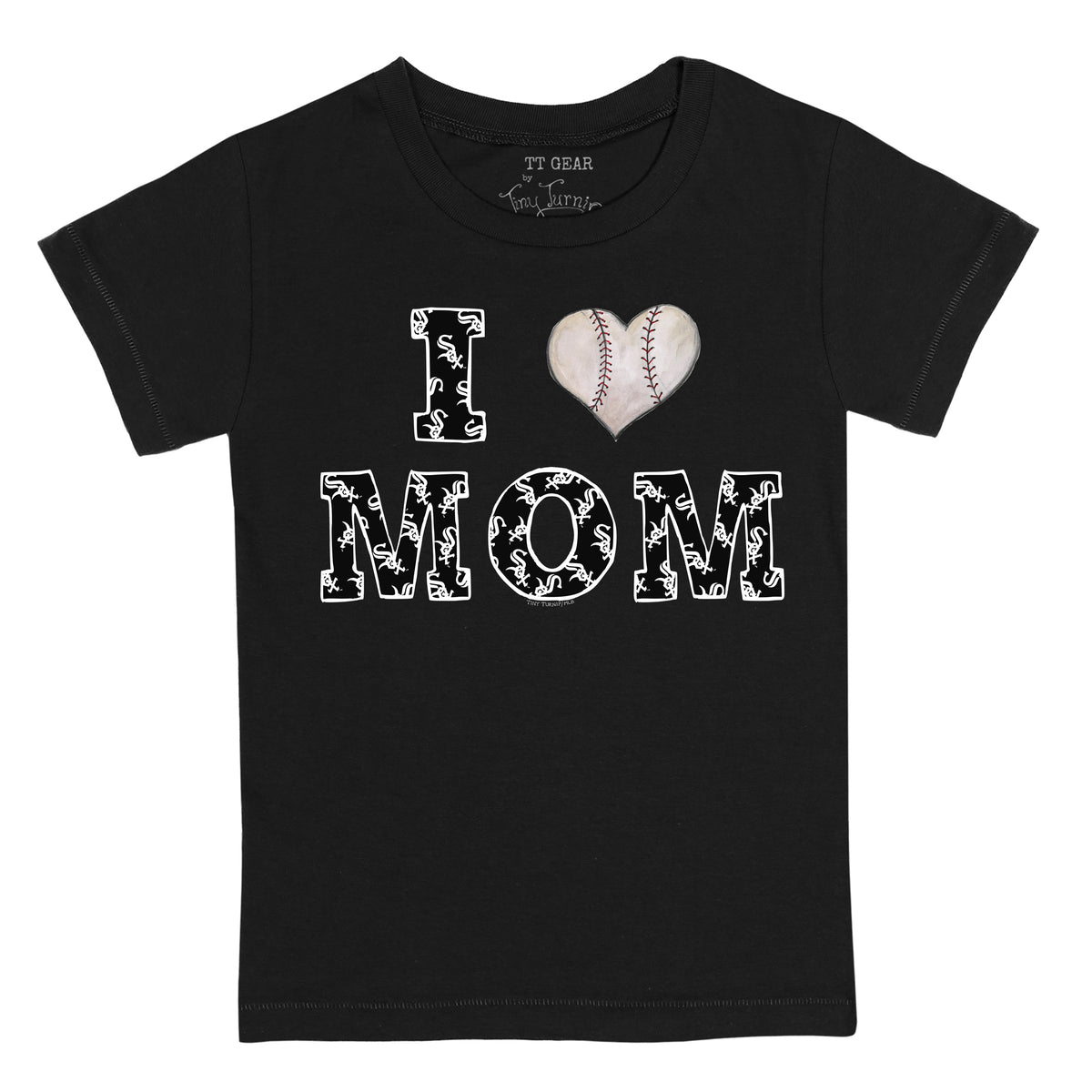 Chicago Cubs I Love Mom Tee Shirt