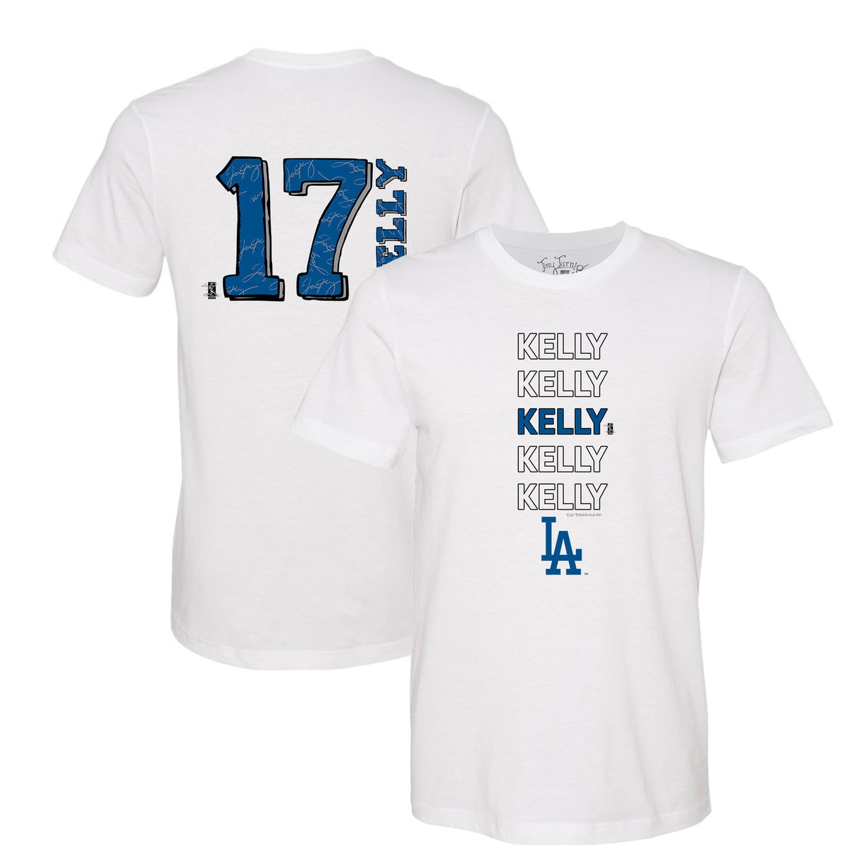 Los Angeles Dodgers Kenley Jansen Stacked Tee Shirt