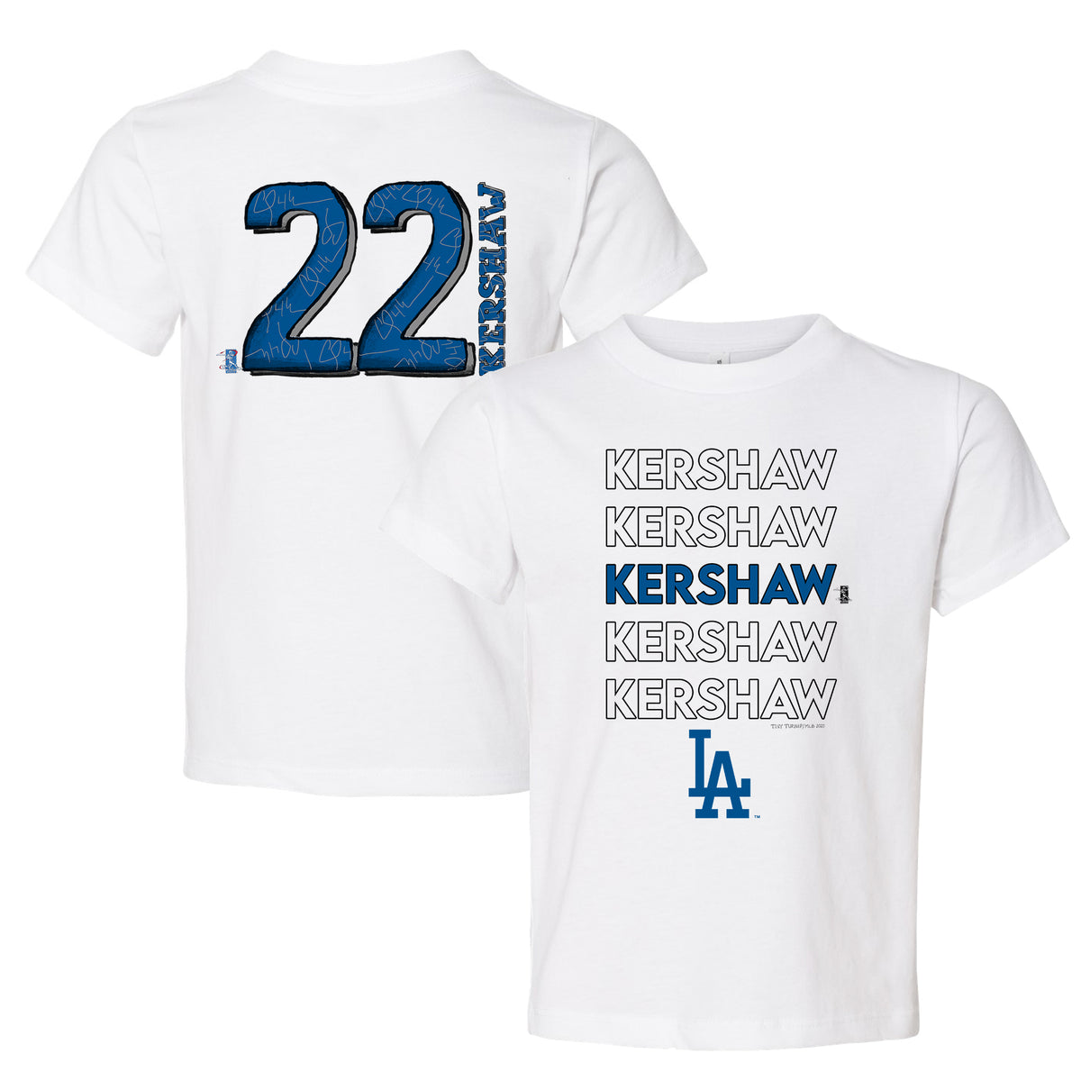 Clayton Kershaw Official Youth Home Jersey