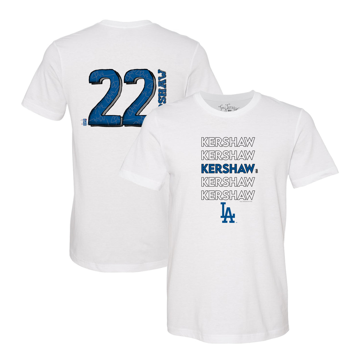 Los Angeles Dodgers Kenley Jansen Stacked Tee Shirt