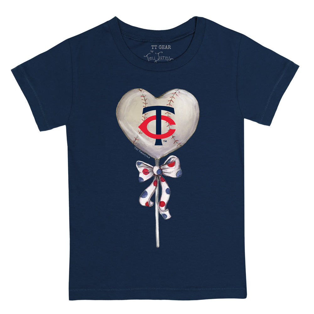 Minnesota Twins Girl Teddy Tee Shirt Youth Medium (8-10) / White