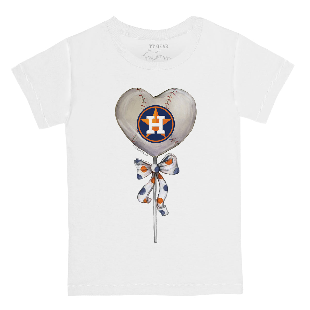 Lids Detroit Tigers Tiny Turnip Youth Heart Bat T-Shirt - White