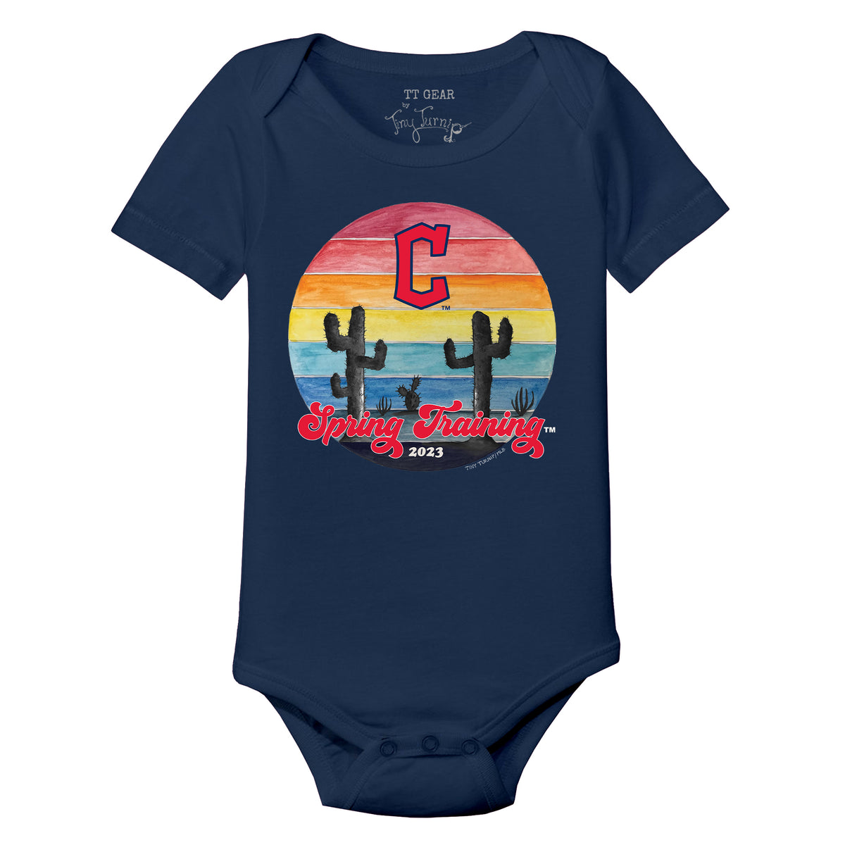 Infant Seattle Mariners Tiny Turnip Navy 2023 Spring Training T-Shirt