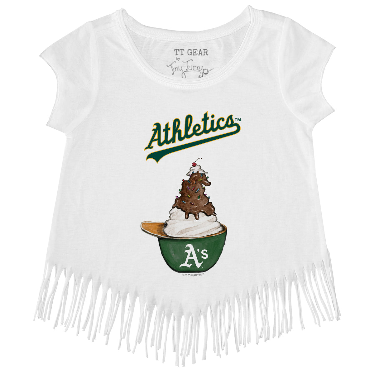 Lids Oakland Athletics Tiny Turnip Toddler Kate the Catcher T