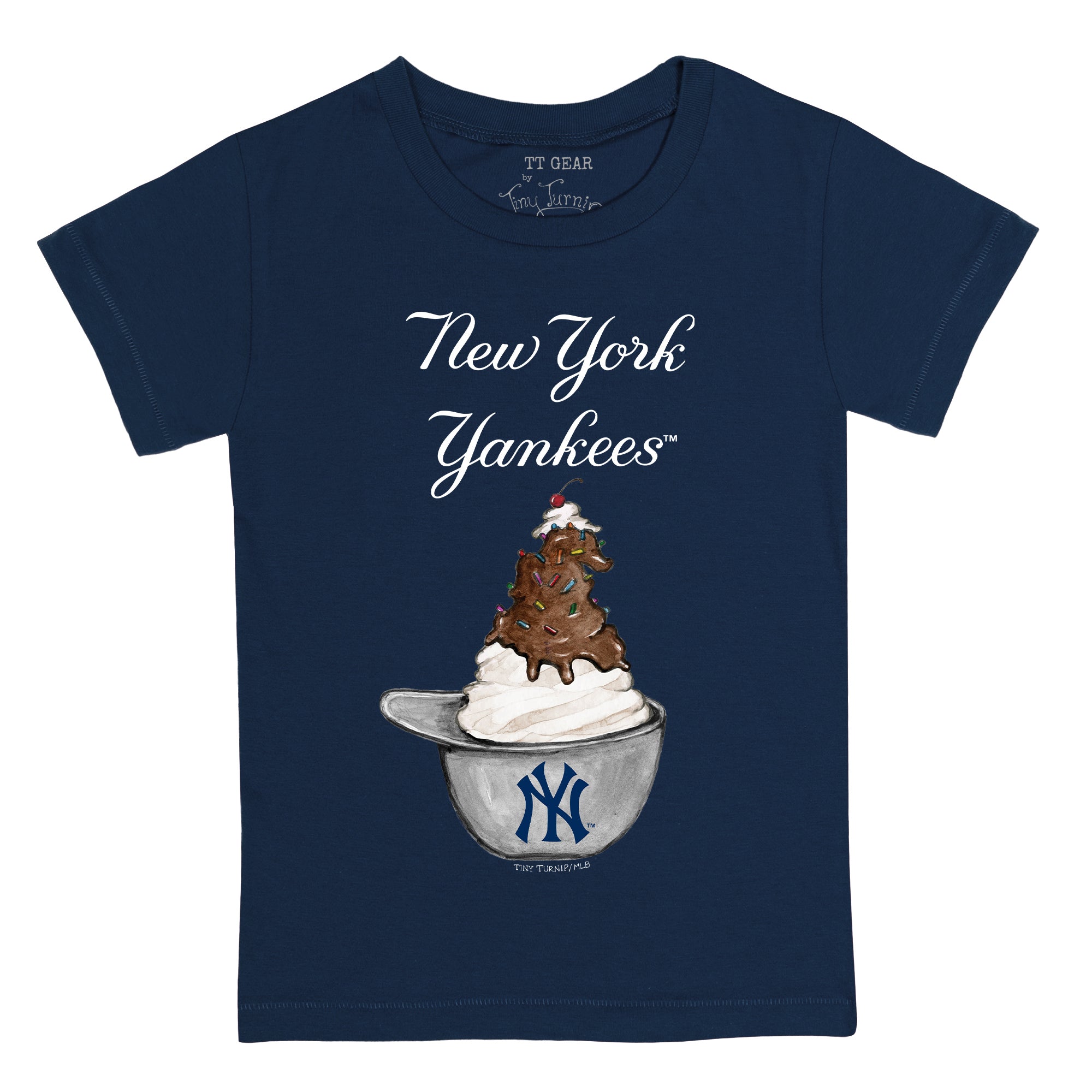 New York Yankees Sundae Helmet Tee Shirt