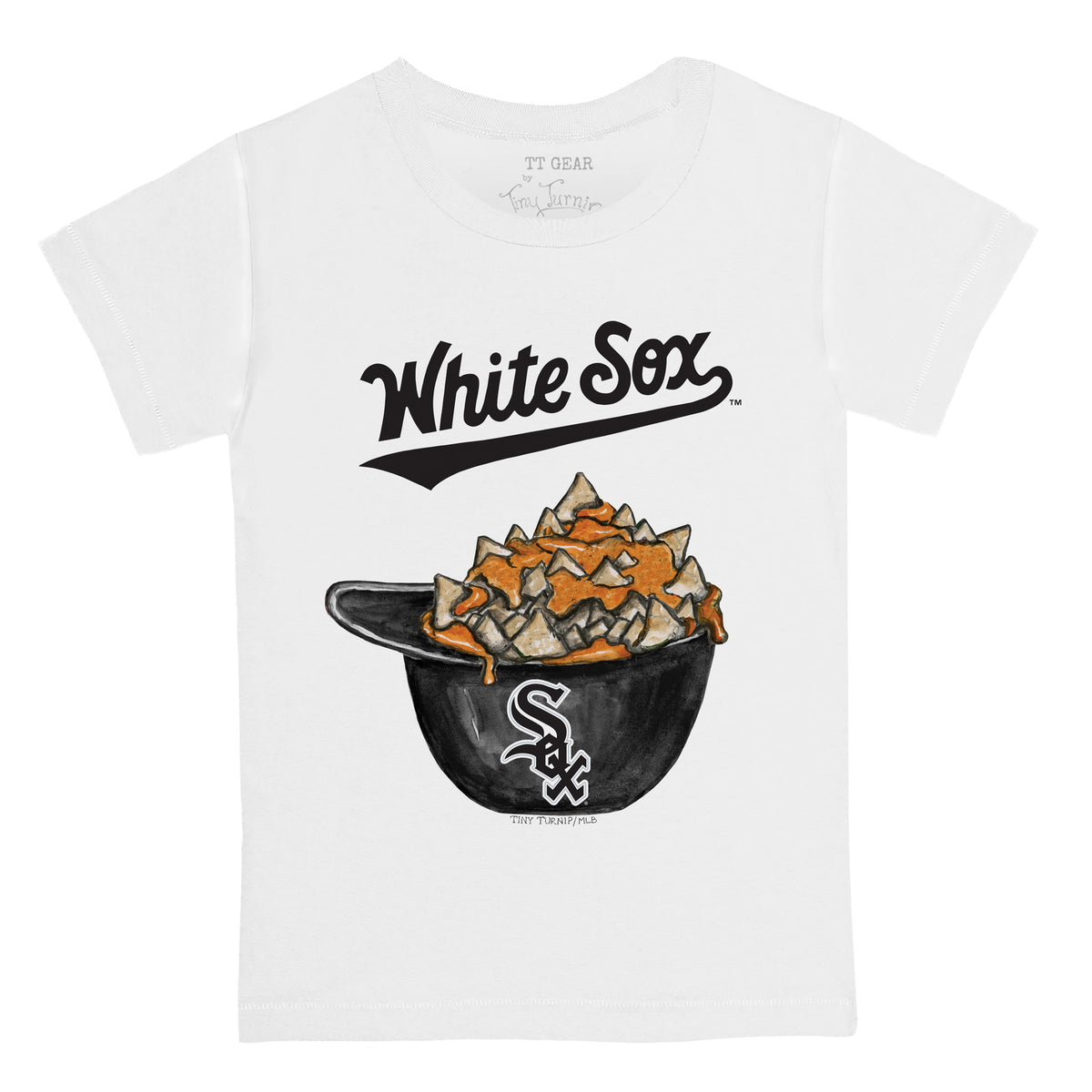 Lids Chicago White Sox Tiny Turnip Youth TT Rex Raglan 3/4 Sleeve T-Shirt -  White/Black