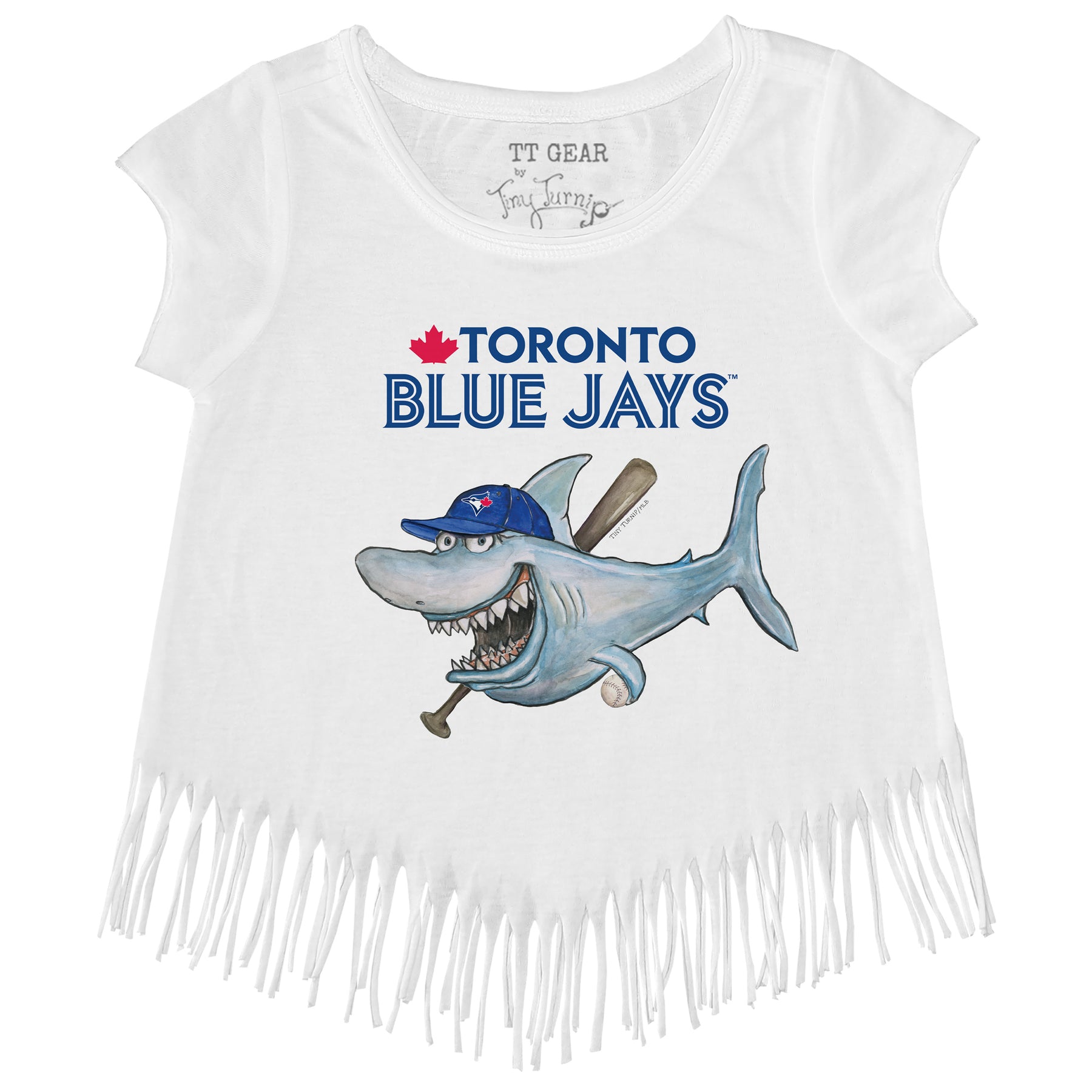 Youth Tiny Turnip White Toronto Blue Jays Stacked T-Shirt 