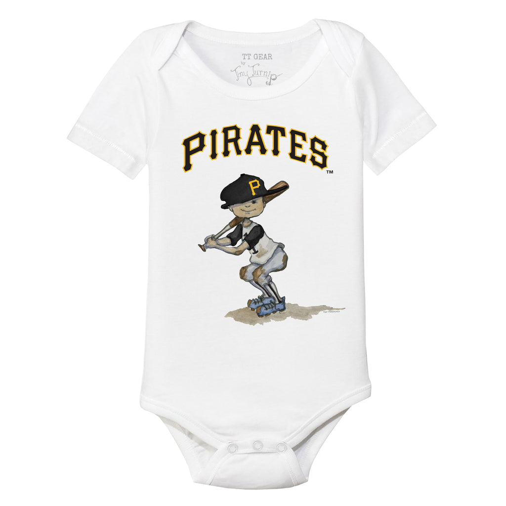 Pittsburgh Pirates I Love Dad Short Sleeve Snapper 24M / White