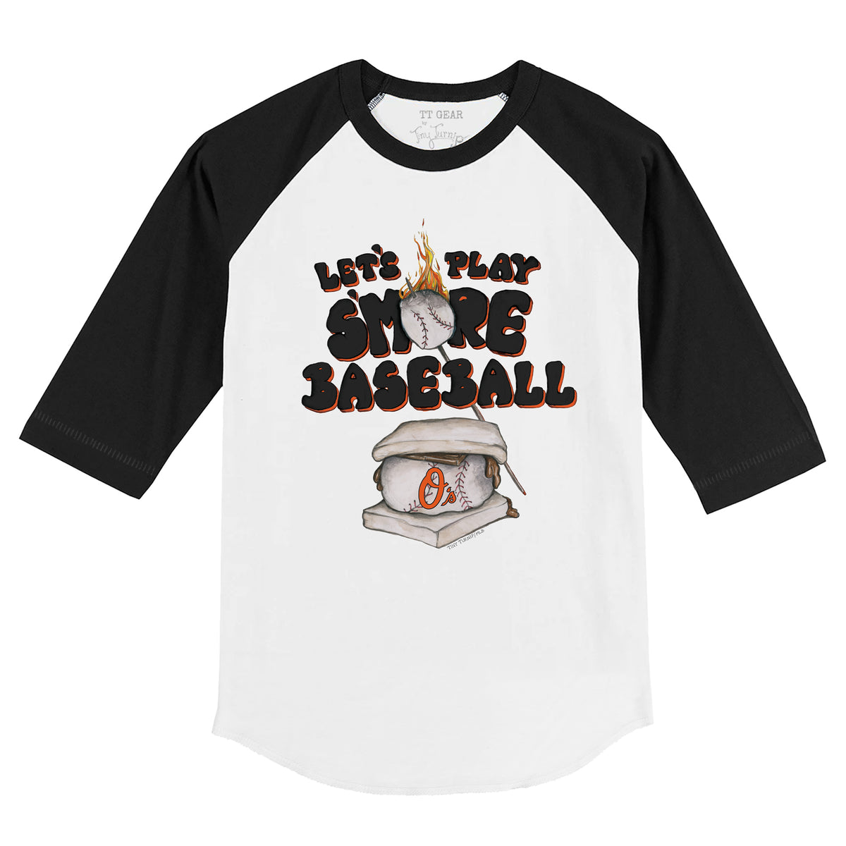 Baltimore Orioles Astronaut Fringe Tee Youth XL (14) / Black