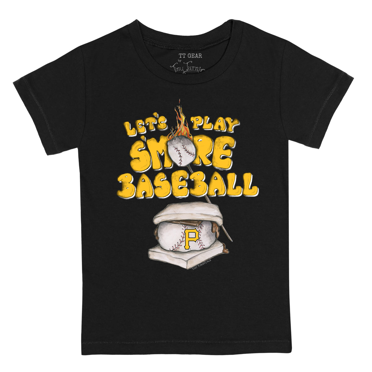 Pittsburgh Pirates Tiny Turnip Unisex Stitched Baseball 3/4-Sleeve