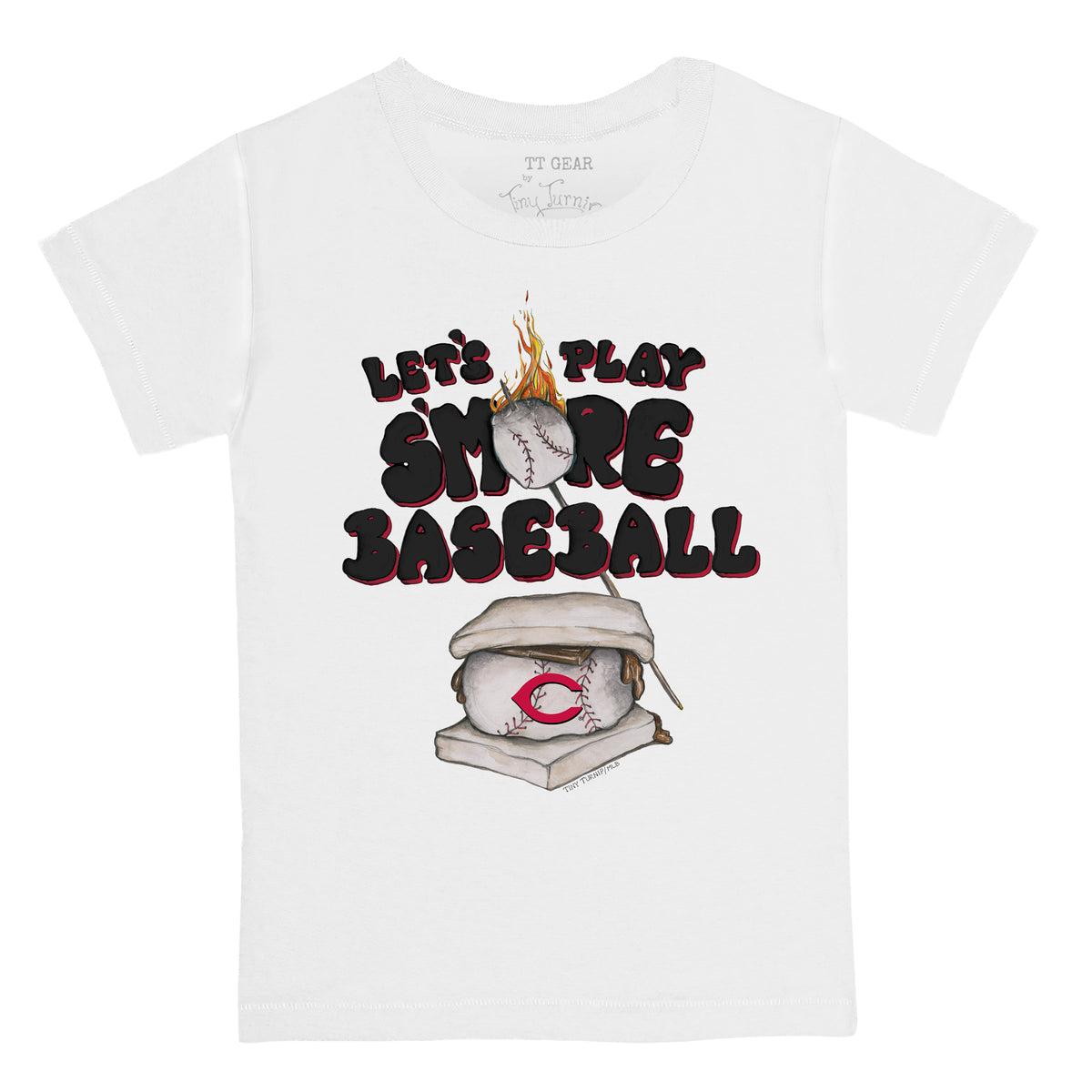 Lids Cincinnati Reds Tiny Turnip Women's TT Rex T-Shirt - White