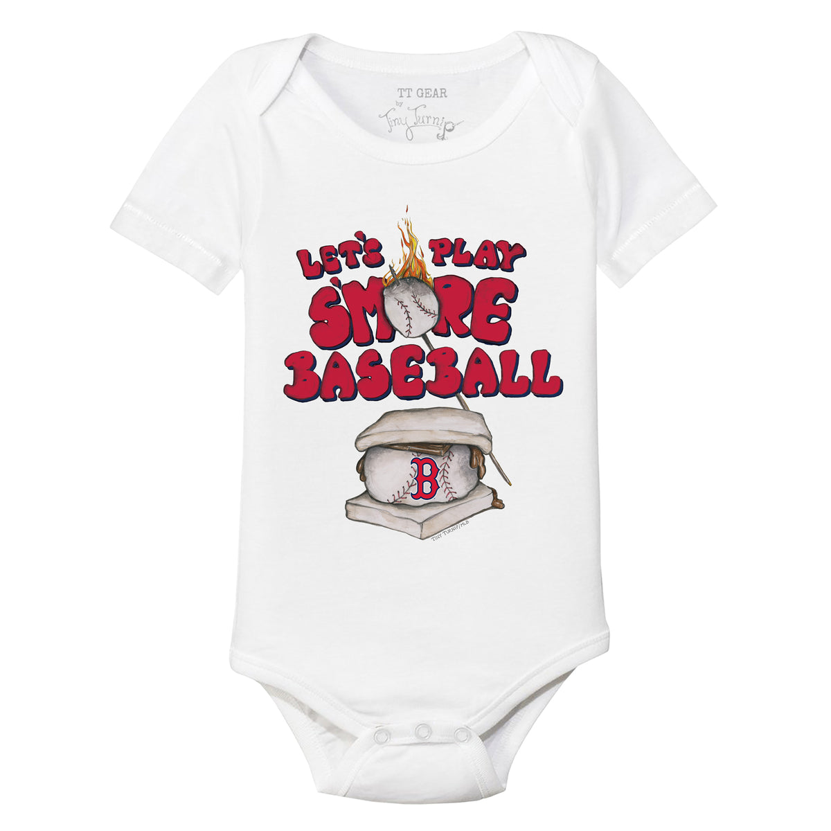 Boston Red Sox Stega Short Sleeve Snapper 24M / Red