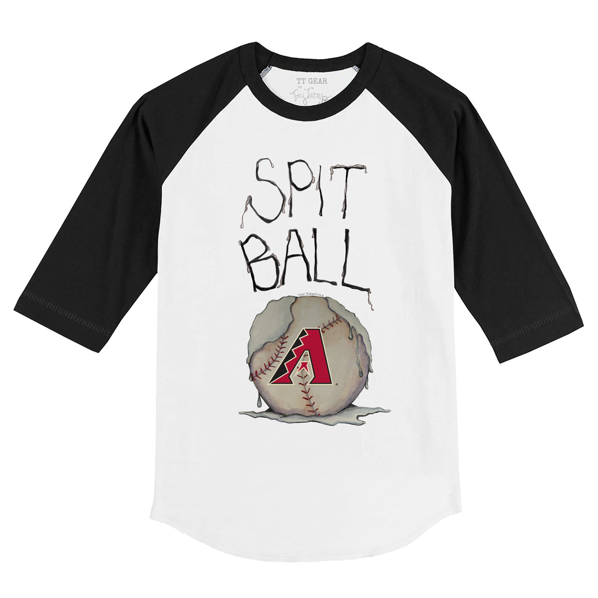 Lids Arizona Diamondbacks Tiny Turnip Women's Spit Ball 3/4-Sleeve