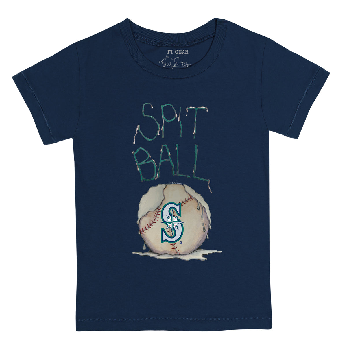 Youth Navy Seattle Mariners State T- Shirt Size: Extra Large