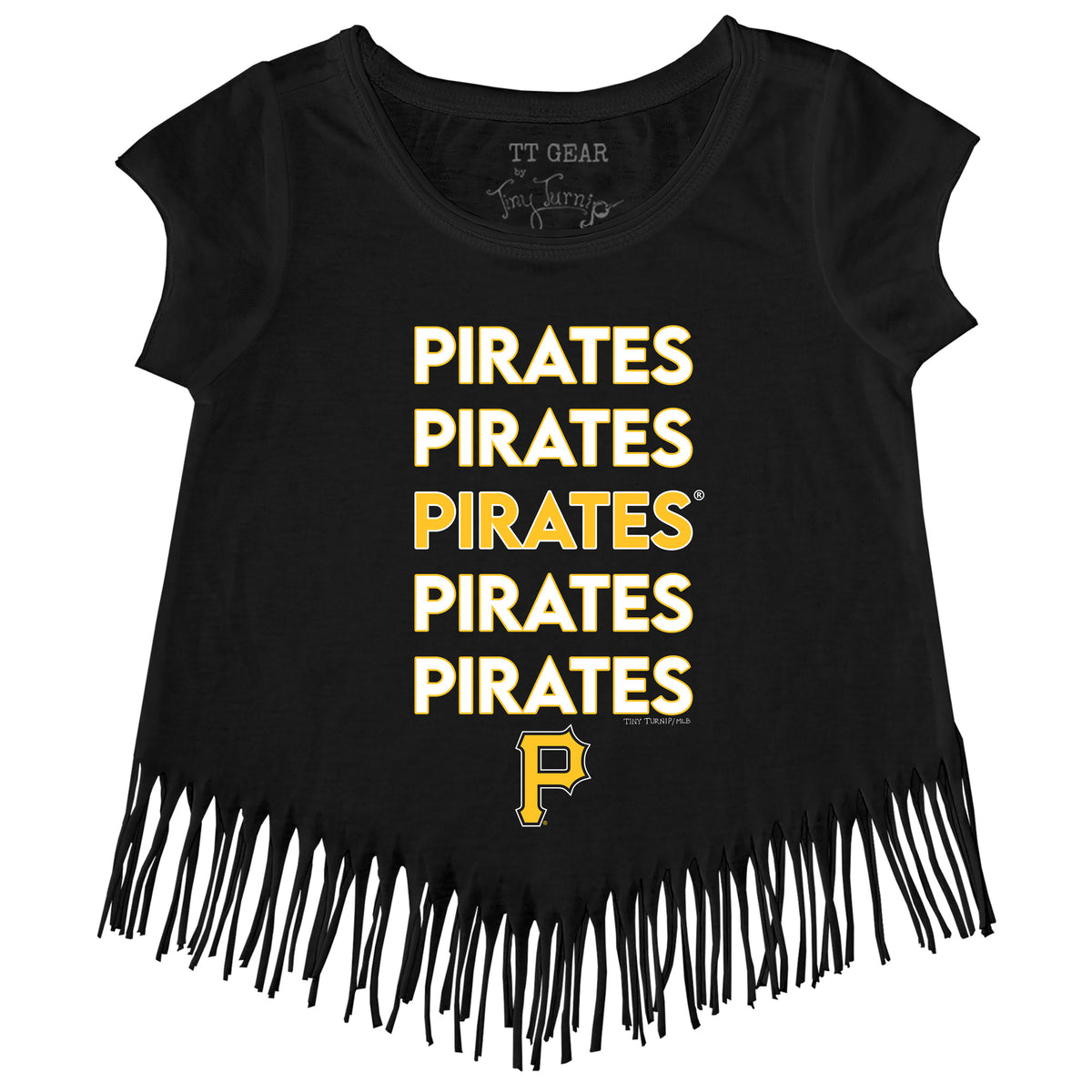 Youth Tiny Turnip White Pittsburgh Pirates James T-Shirt Size: Medium