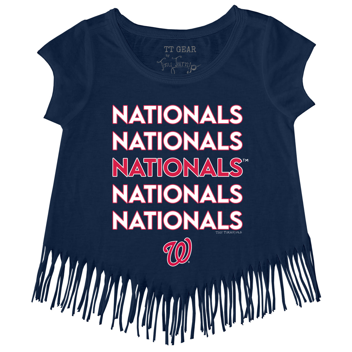 Washington Nationals Tiny Turnip Women's Stacked 3/4-Sleeve