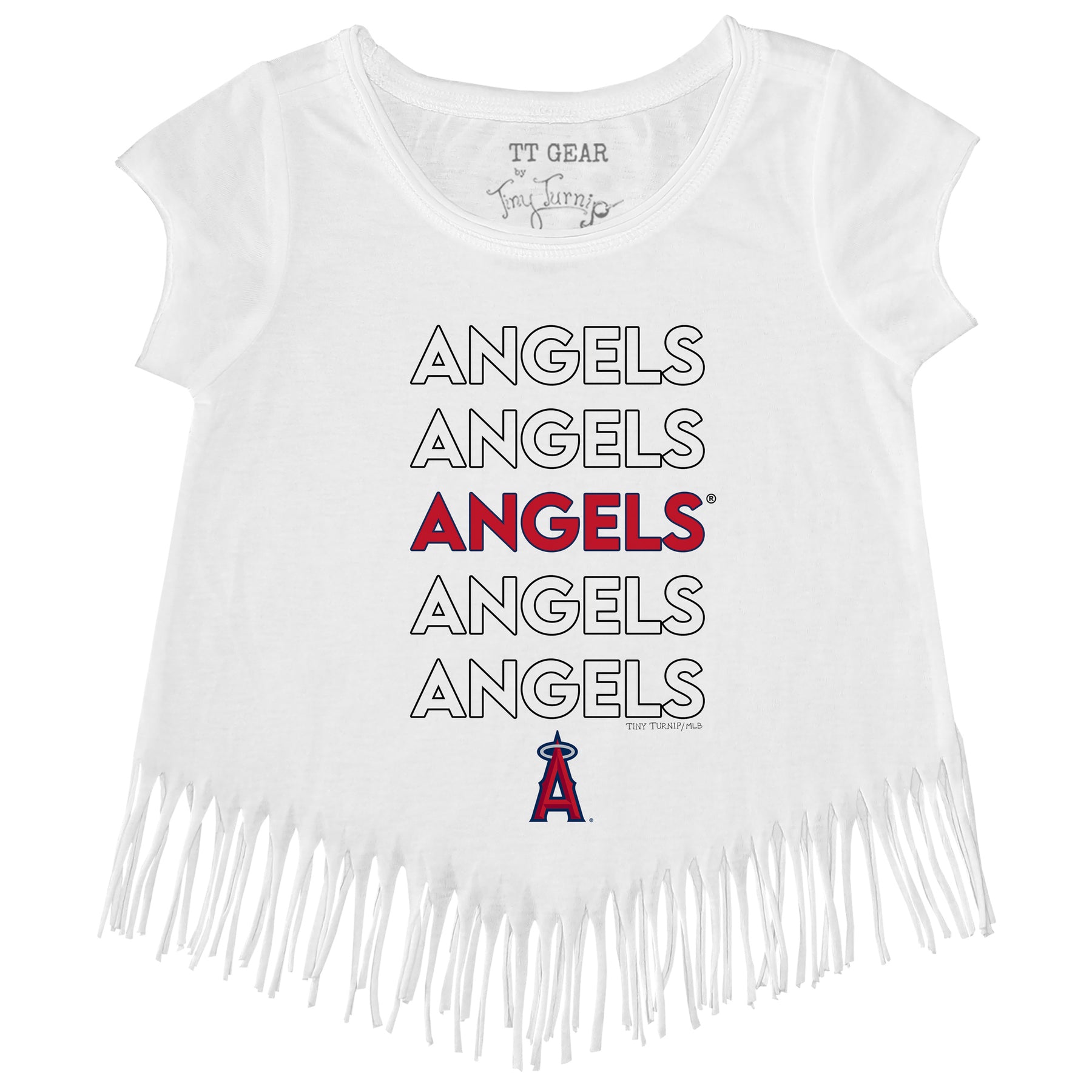 Los Angeles Angels Shohei Ohtani Shotime Stacked Fringe Tee