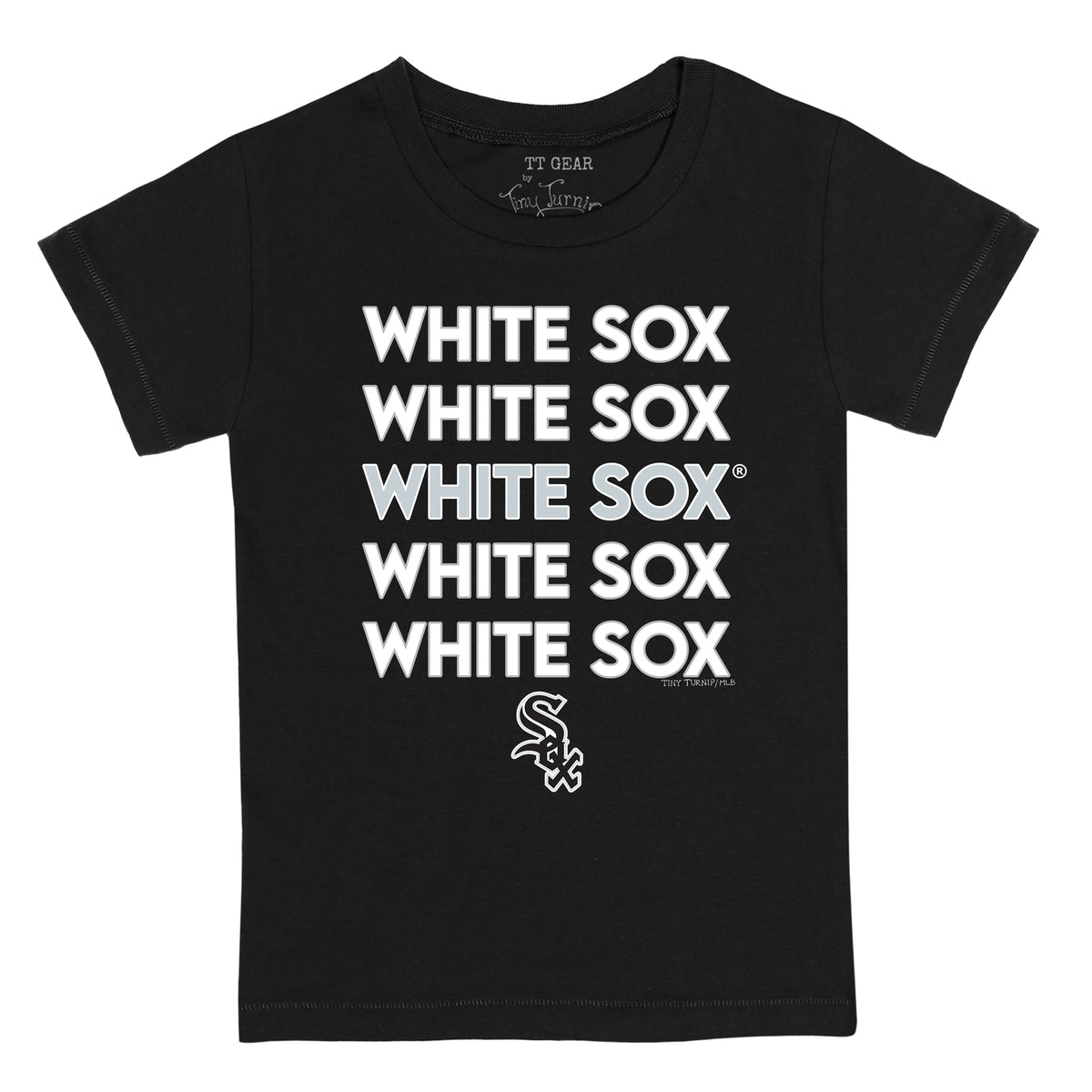 Chicago White Sox Tiny Turnip Youth Spit Ball T-Shirt - White