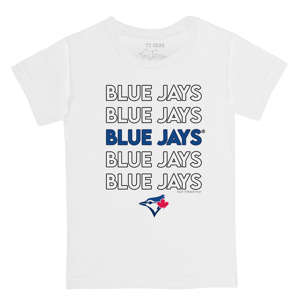 Infant Tiny Turnip Royal Toronto Blue Jays I Love Mom T-Shirt